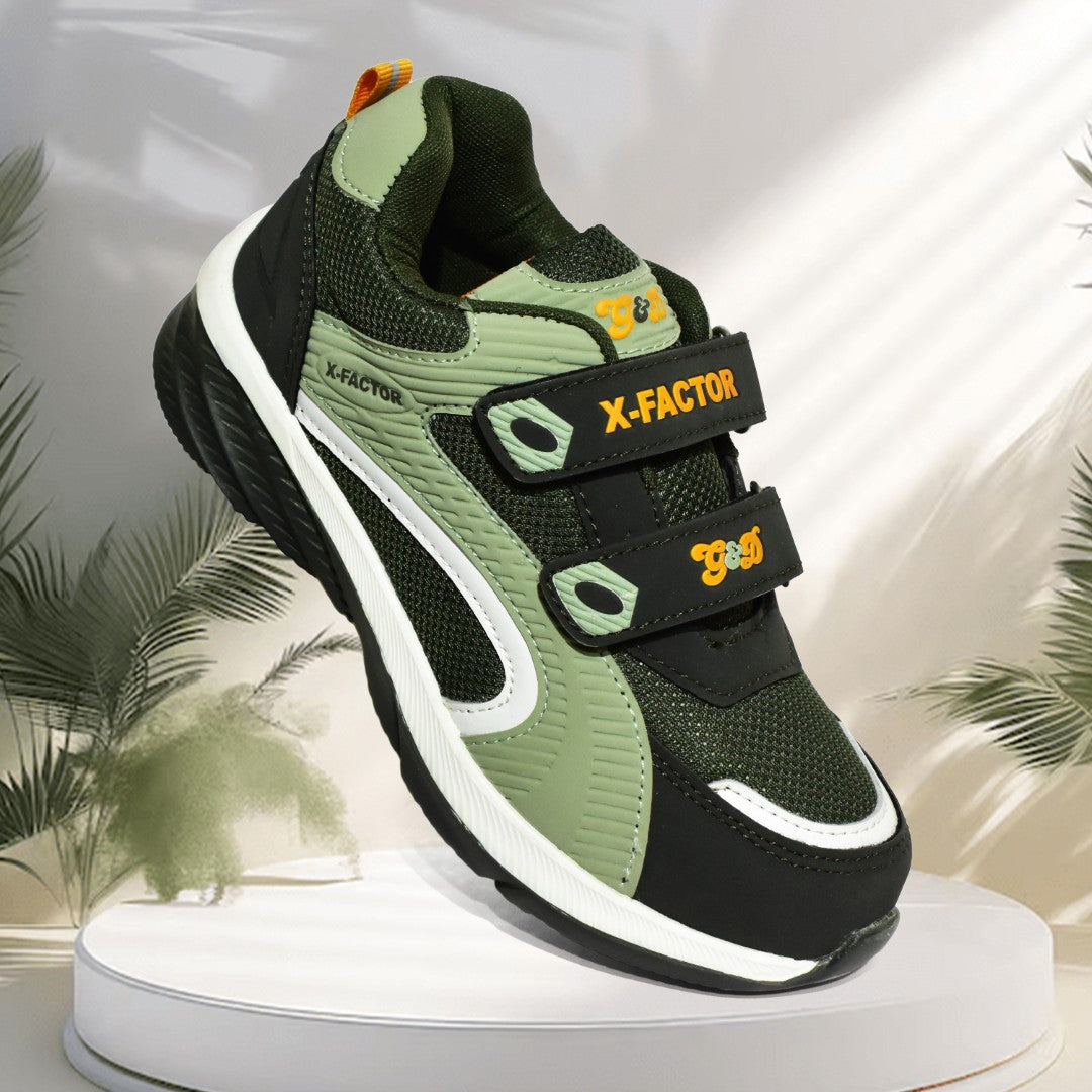 X-Factor Kids Sports Shoes – Velcro Outdoor Unisex Shoes