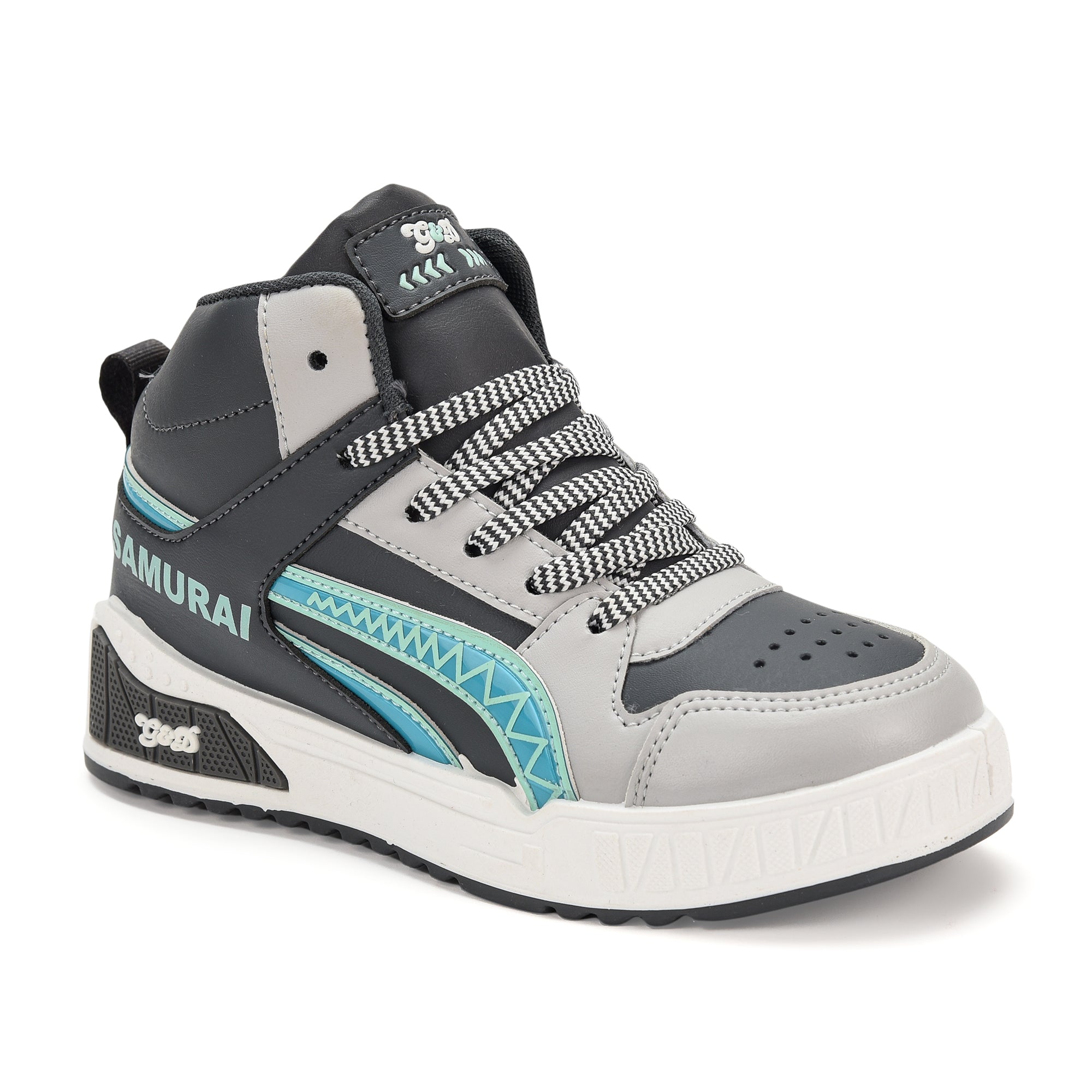 Samurai Kids Sneakers – Lace-Up Stylish Unisex Shoes