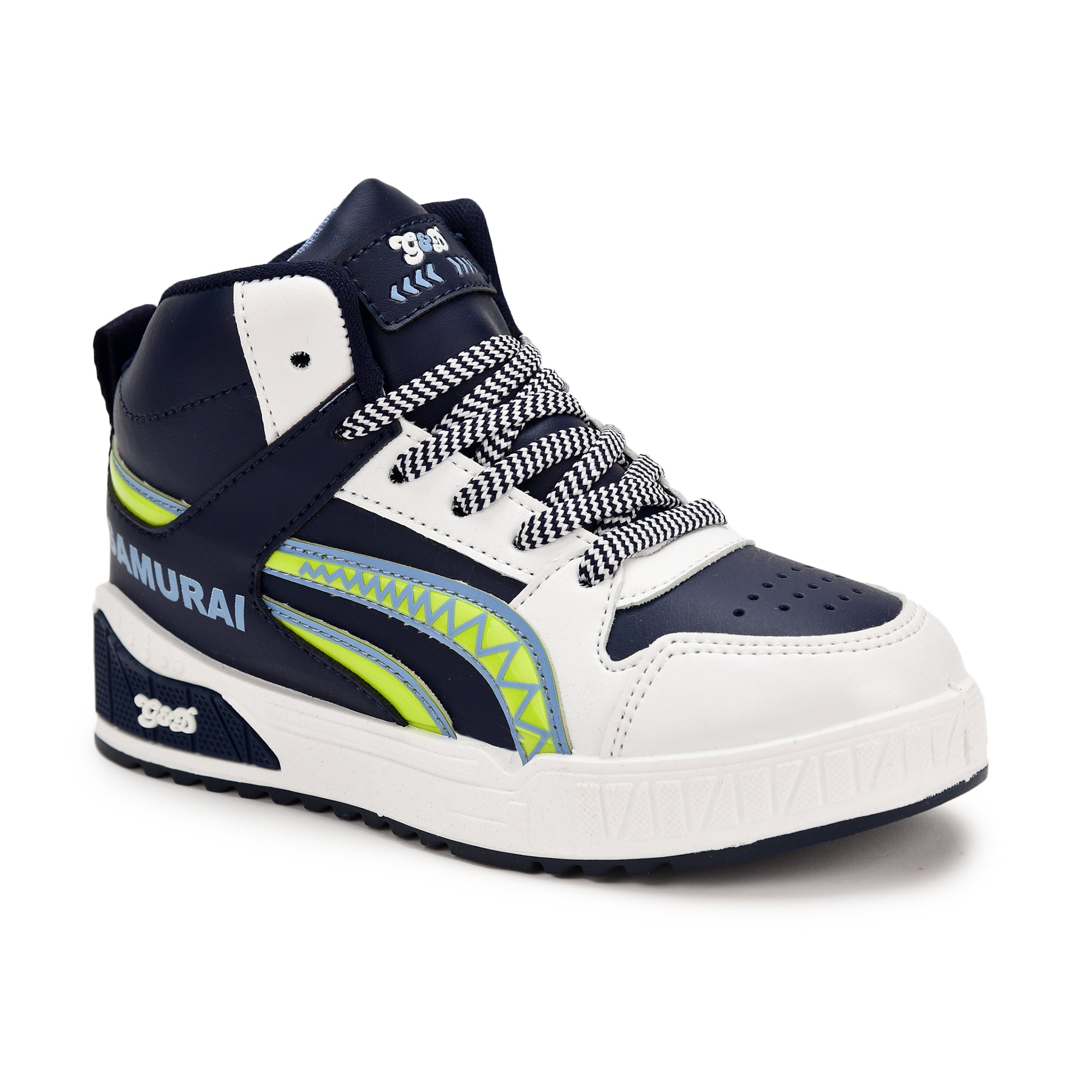 Samurai Kids Sneakers – Lace-Up Stylish Unisex Shoes