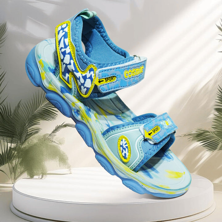 G&D Cosmic Kids Sandals in Airforce Blue – Velcro Outdoor Unisex Sandals
