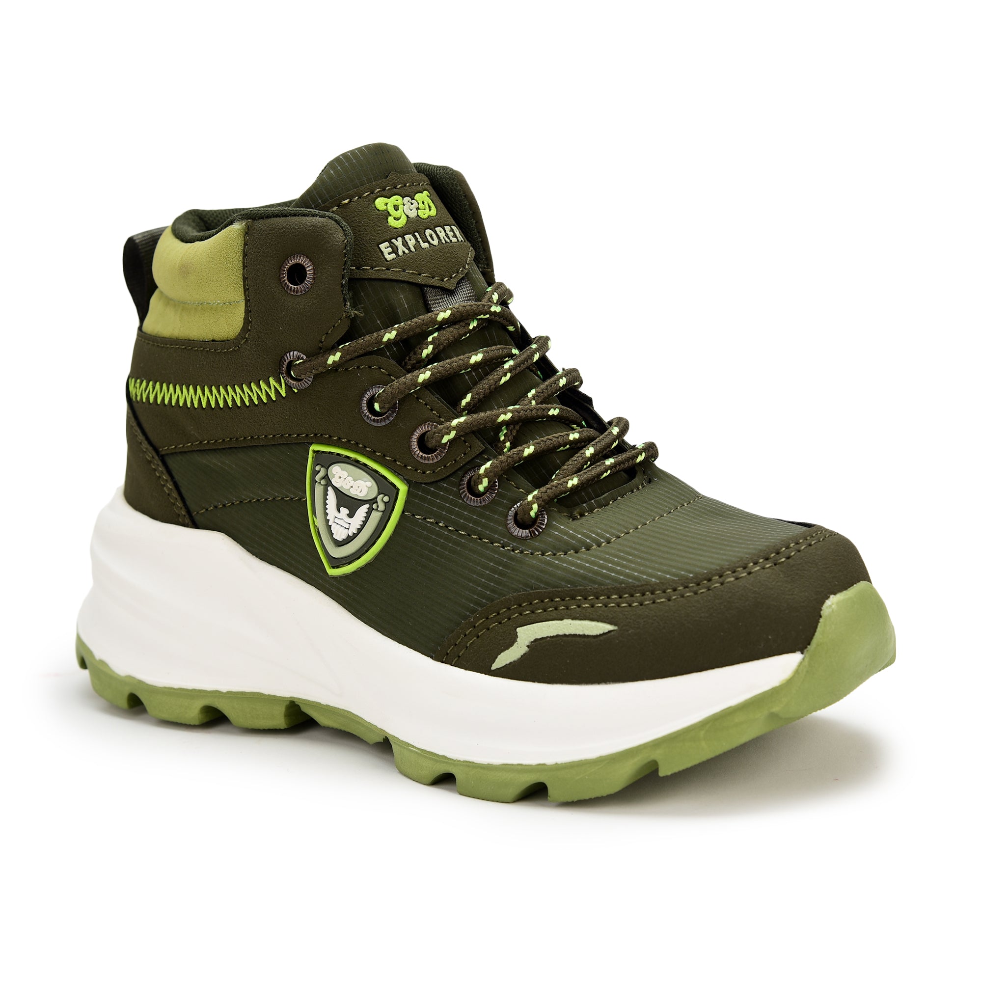 Explorer Kids Sports Shoes – Lace-Up Outdoor Unisex Shoes