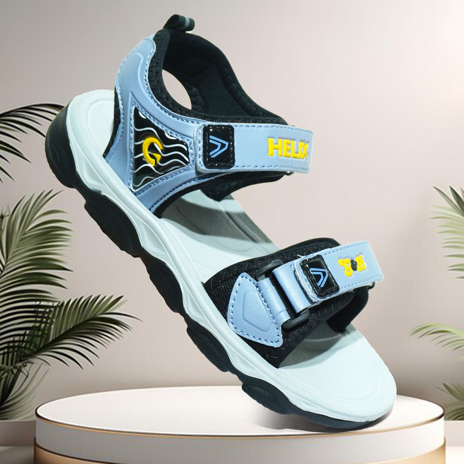 Helix Kids Sandals – Velcro Two-Tone Unisex Sandals