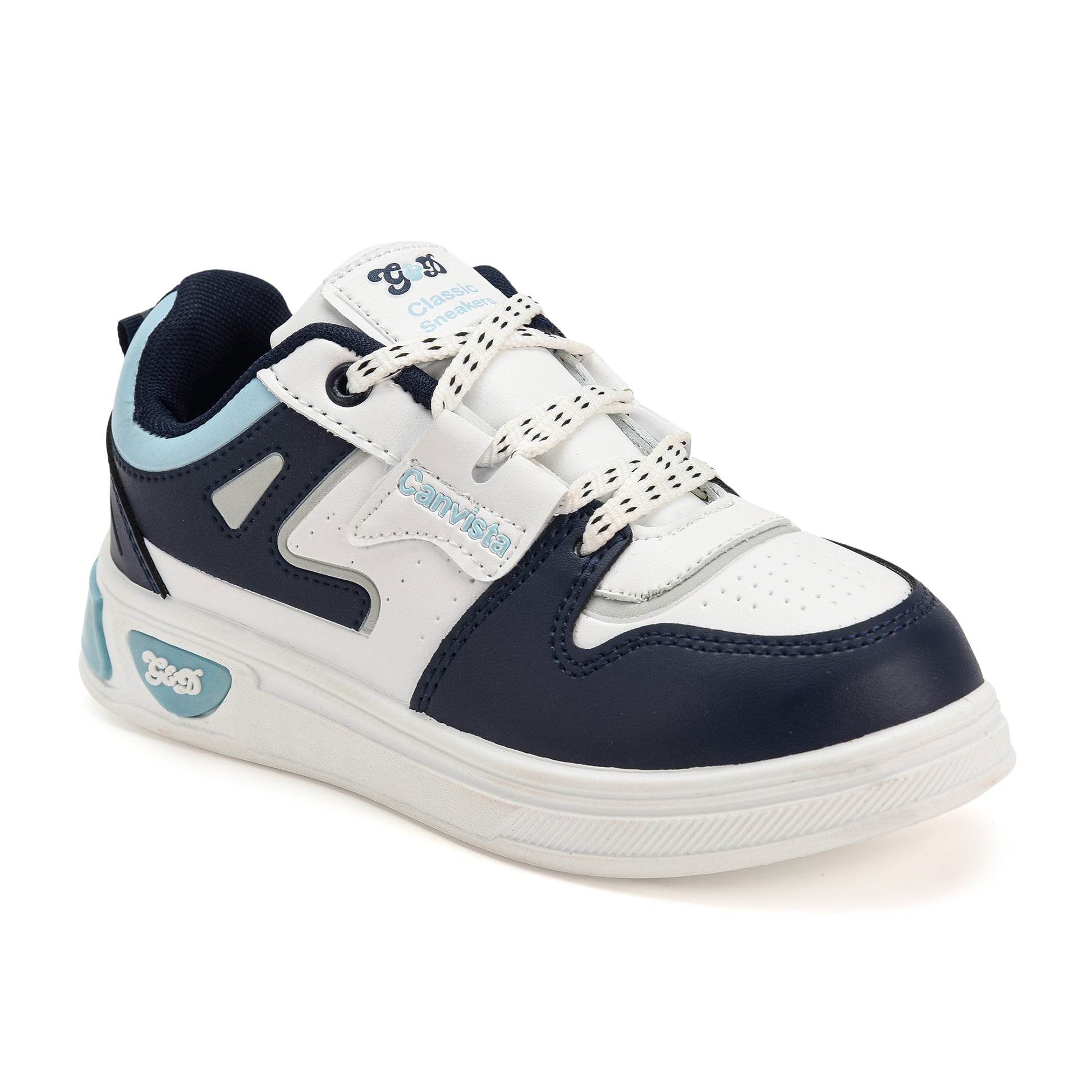 Canvista Kids Sneakers – Canvas-Style Lace-Up Shoes