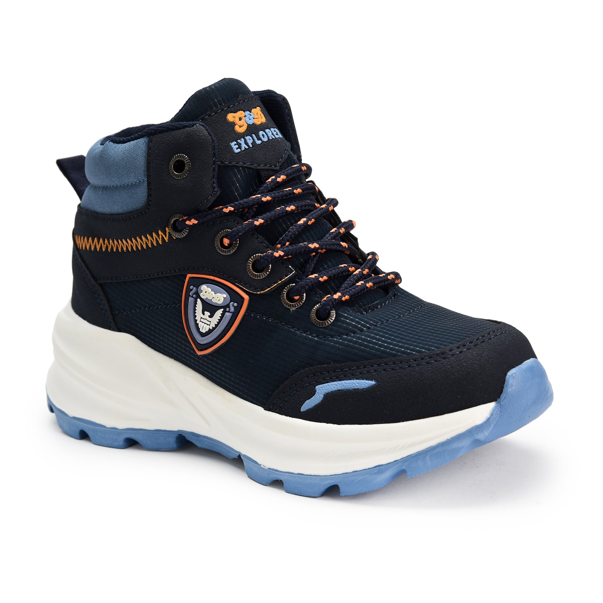 Explorer Kids Sports Shoes – Lace-Up Outdoor Unisex Shoes