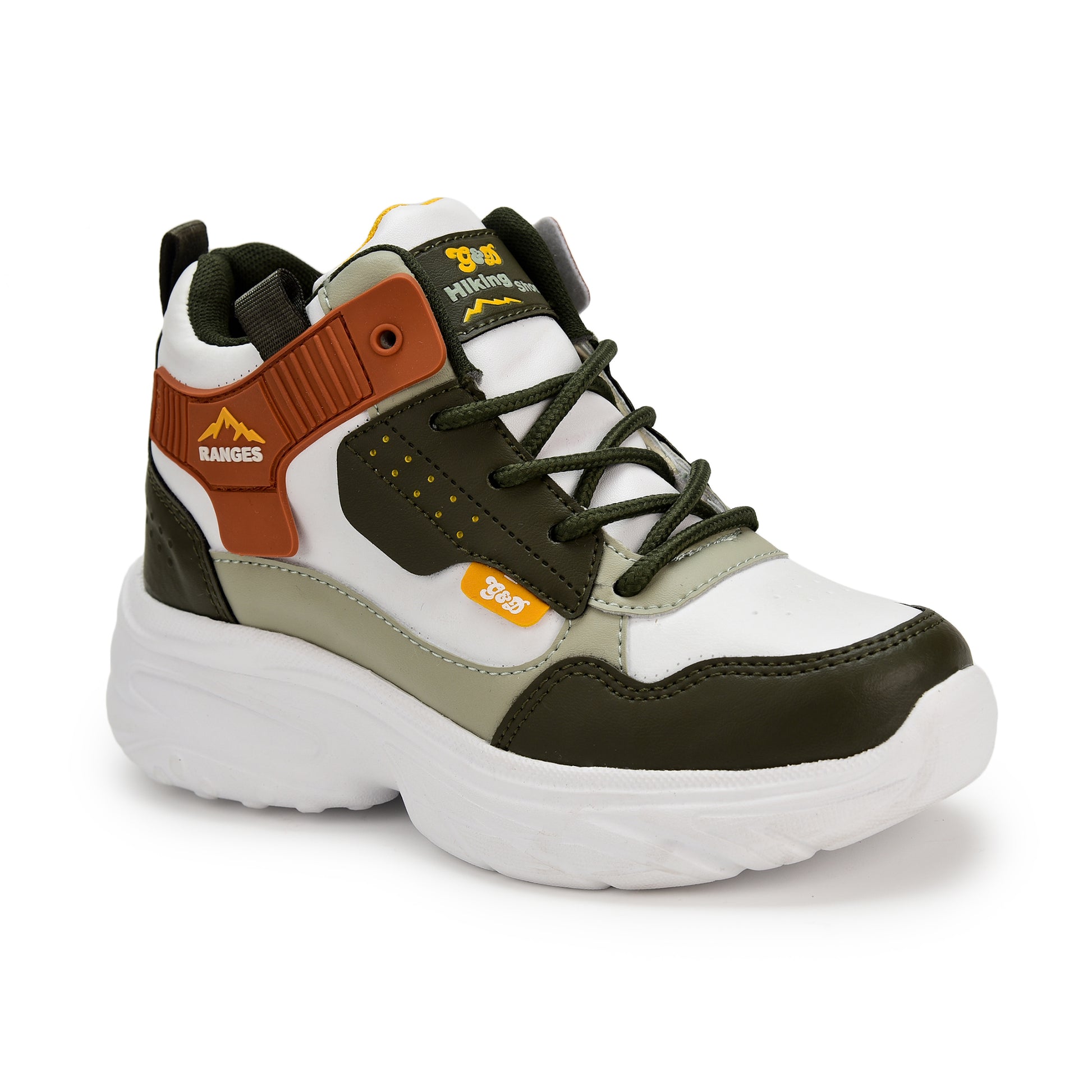Ranges Kids Sneakers – Lace-Up All-Terrain Sports Shoes
