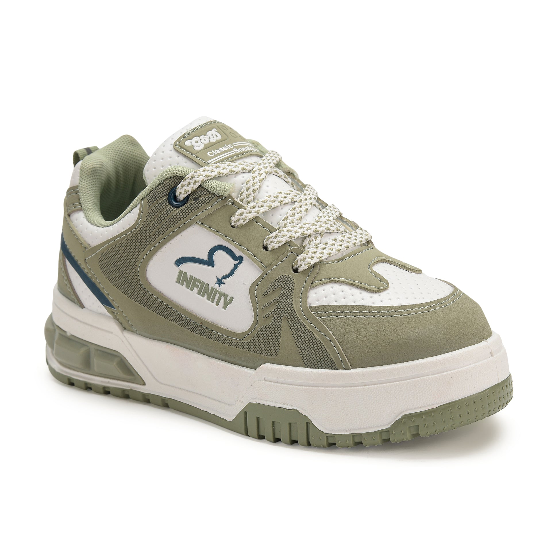 Infinity Kids Sneakers – Lace-Up Unisex Shoes