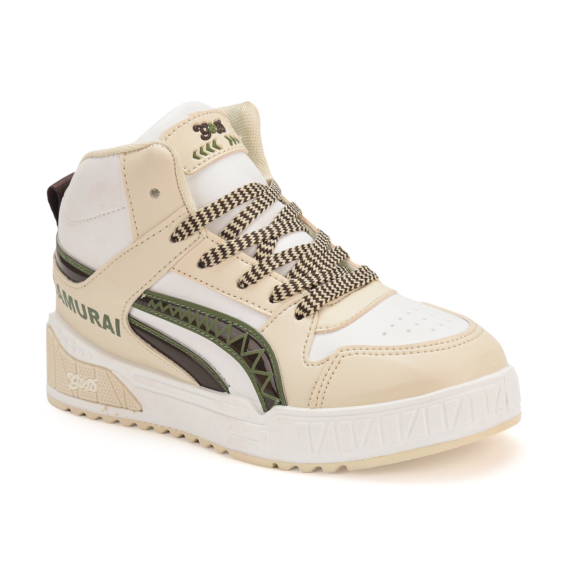 Samurai Kids Sneakers – Lace-Up Stylish Unisex Shoes