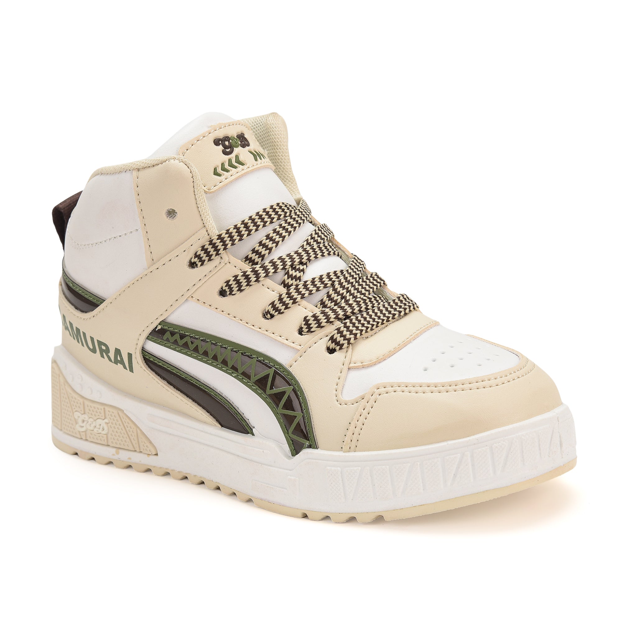 Samurai Kids Sneakers – Lace-Up Stylish Unisex Shoes