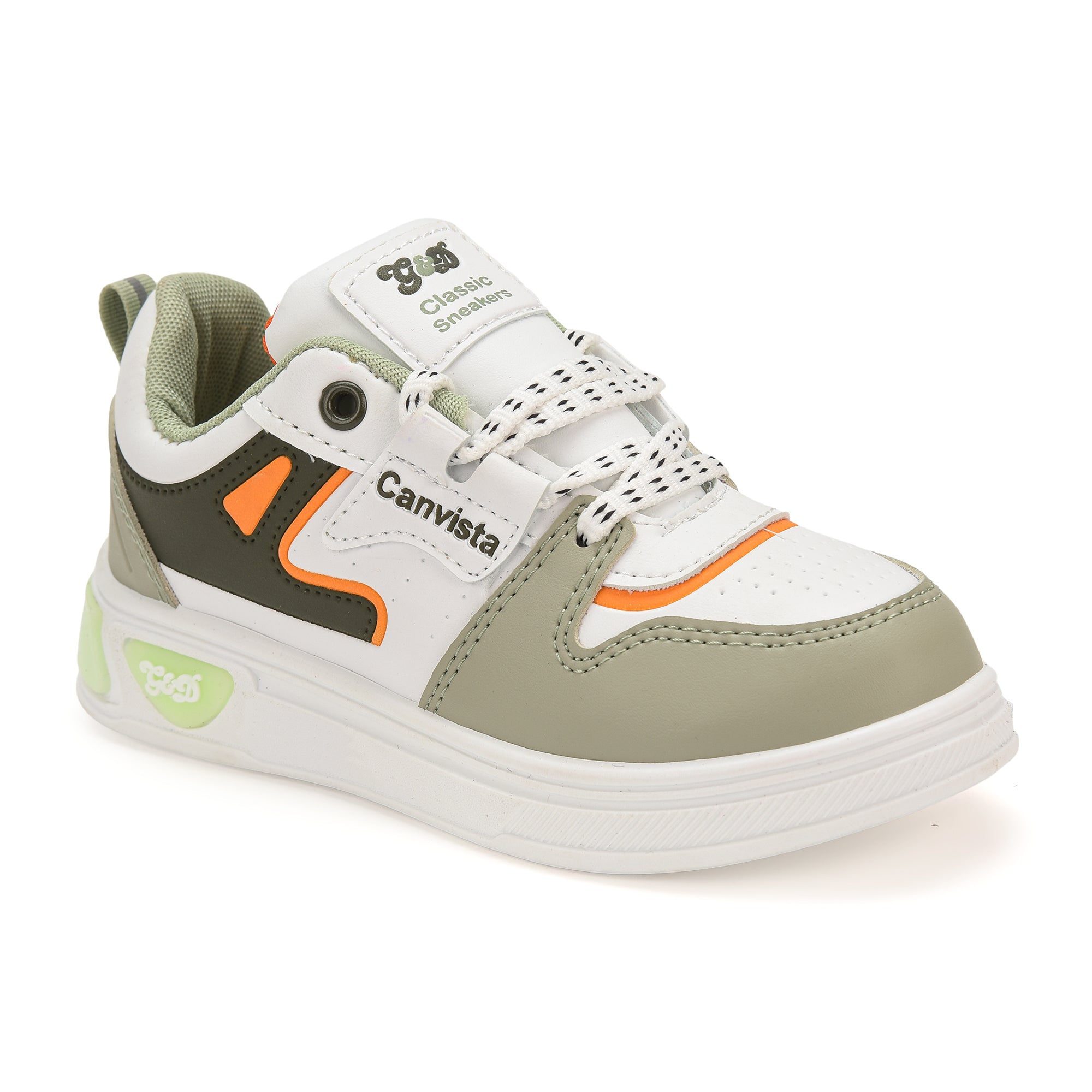Canvista Kids Sneakers – Canvas-Style Lace-Up Shoes