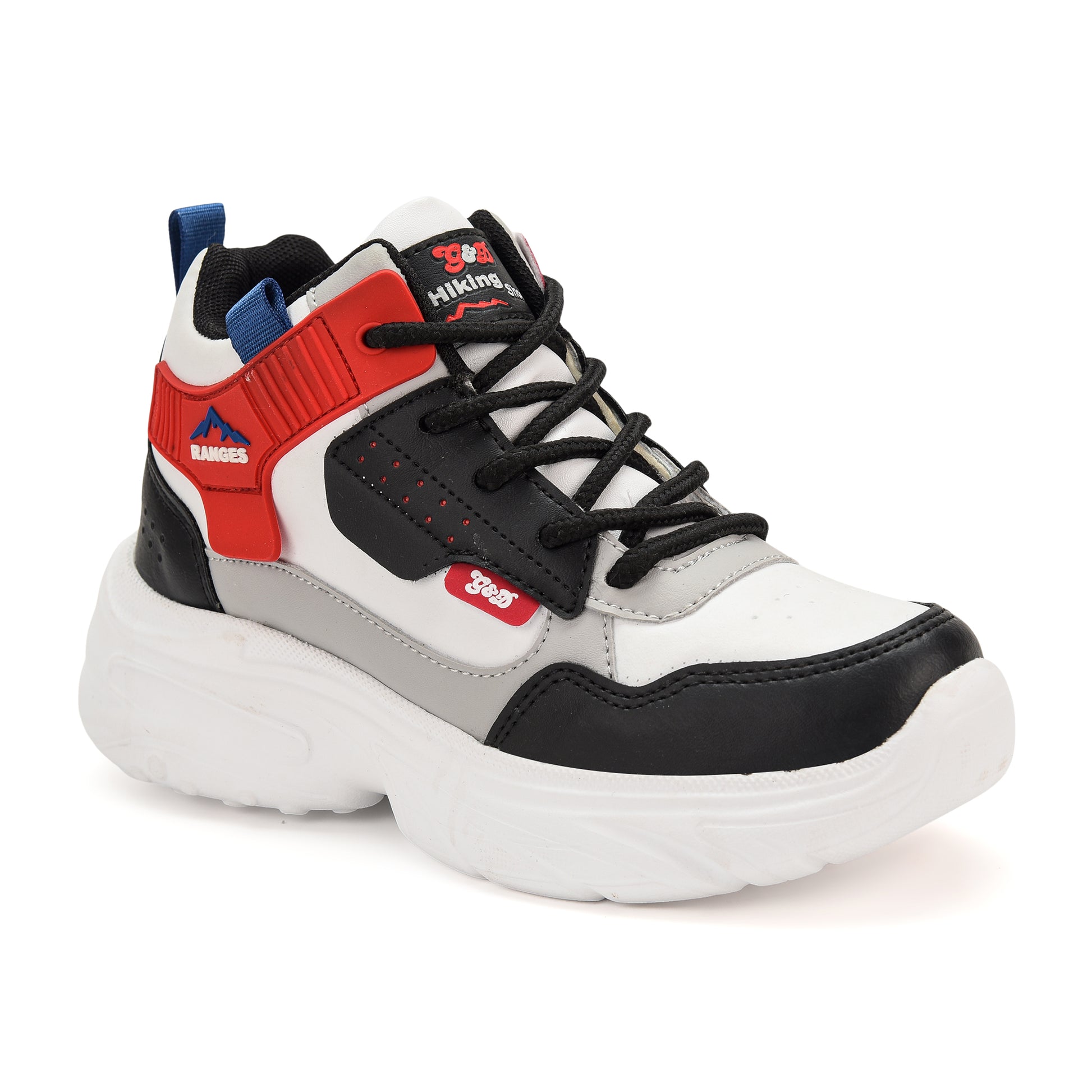 Ranges Kids Sneakers – Lace-Up All-Terrain Sports Shoes