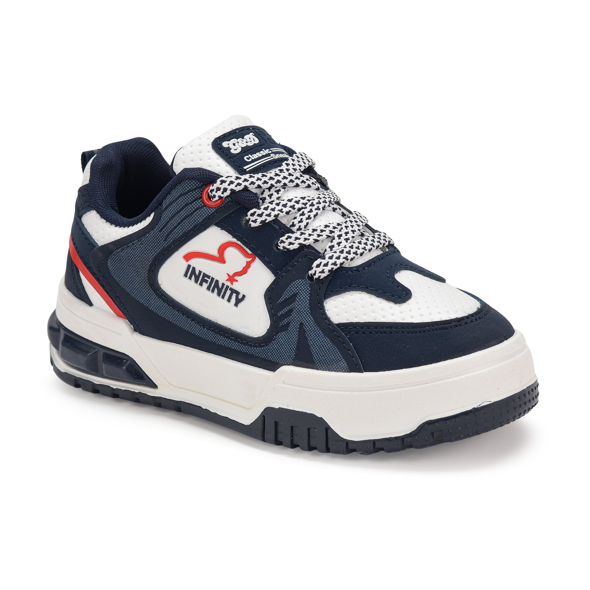 Infinity Kids Sneakers – Lace-Up Unisex Shoes