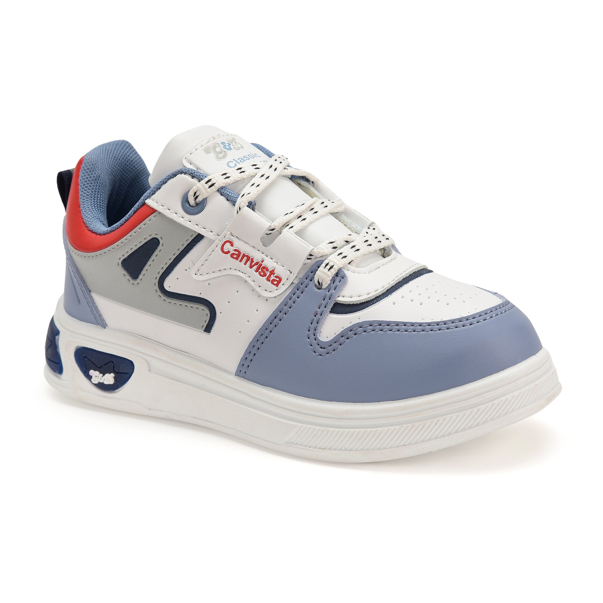 Canvista Kids Sneakers – Canvas-Style Lace-Up Shoes