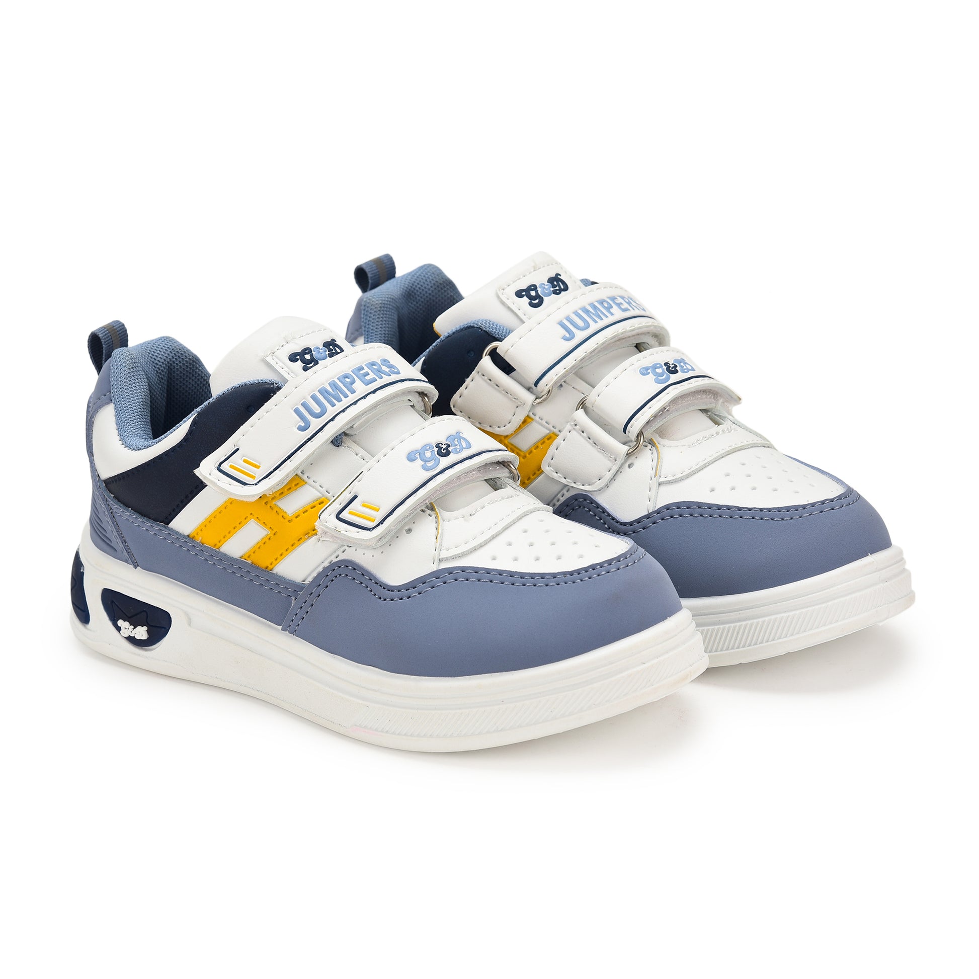 Jumpers Kids Sneakers – Velcro Easy-Wear Unisex Shoes