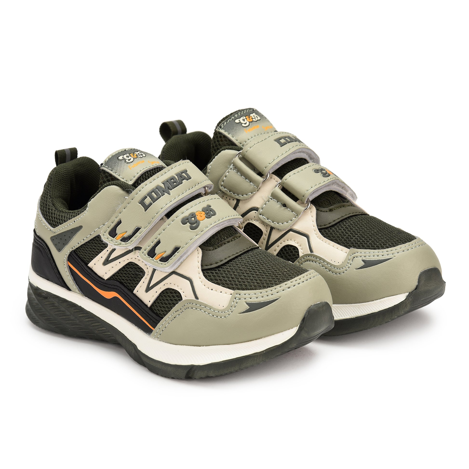 Combat Kids Sneakers – Velcro Durable Unisex Shoes