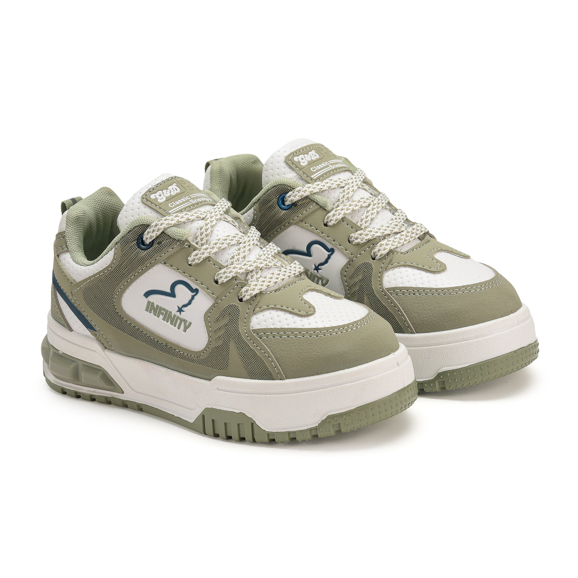 Infinity Kids Sneakers – Lace-Up Unisex Shoes