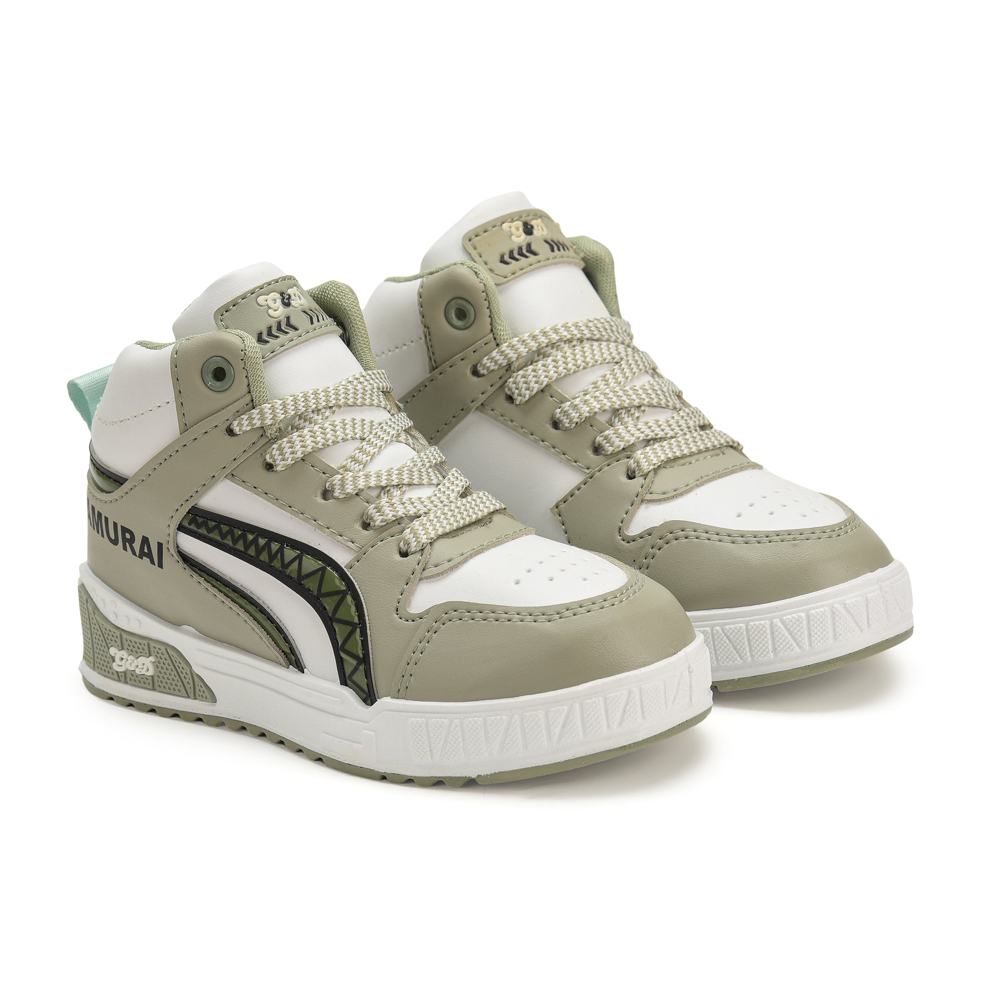 Samurai Kids Sneakers – Lace-Up Stylish Unisex Shoes