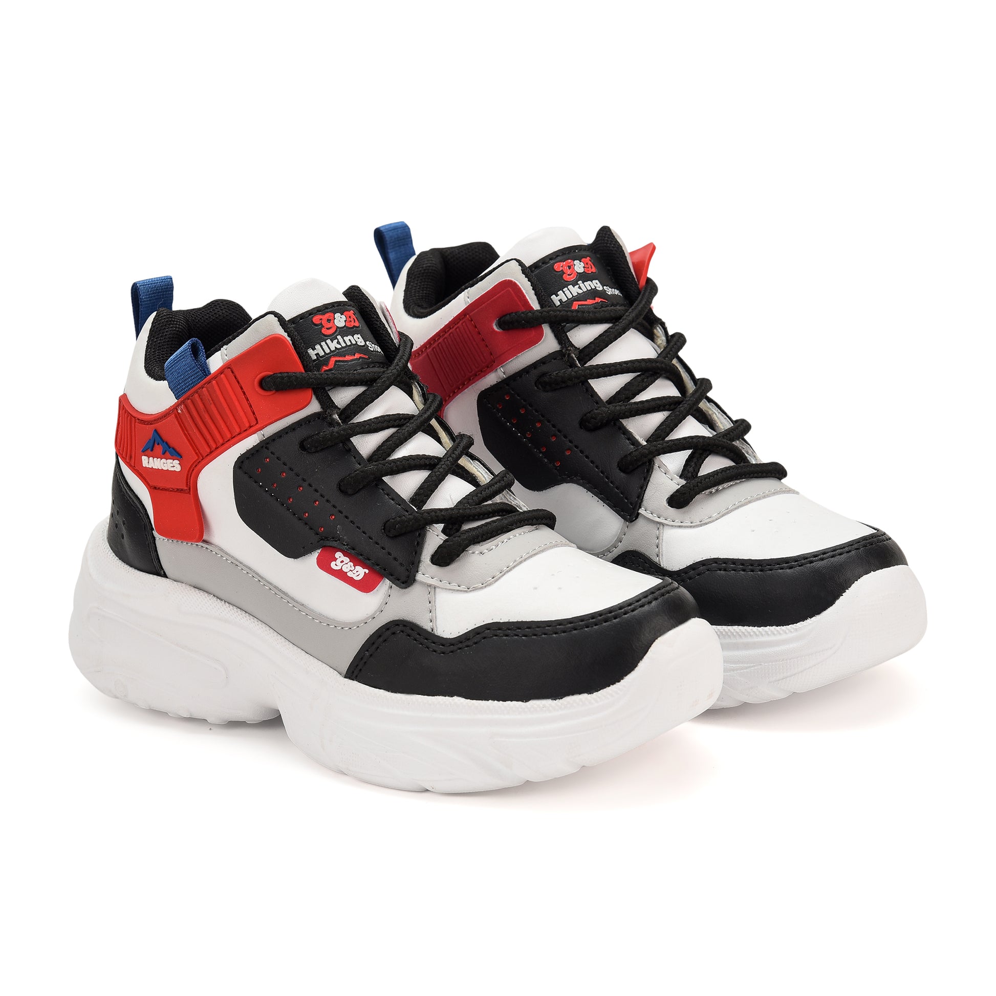 Ranges Kids Sneakers – Lace-Up All-Terrain Sports Shoes