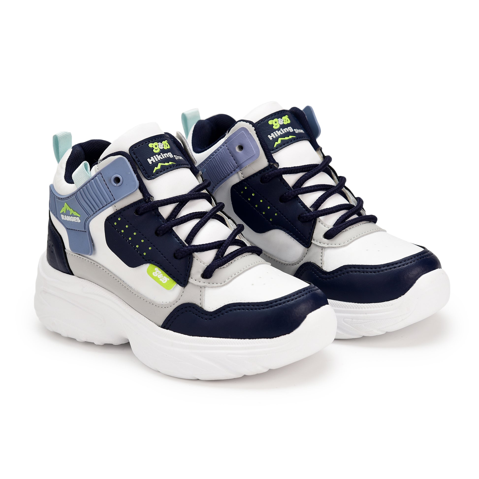 Ranges Kids Sneakers – Lace-Up All-Terrain Sports Shoes