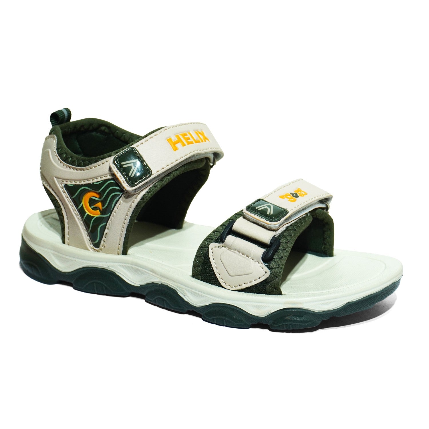 Helix Kids Sandals – Velcro Two-Tone Unisex Sandals