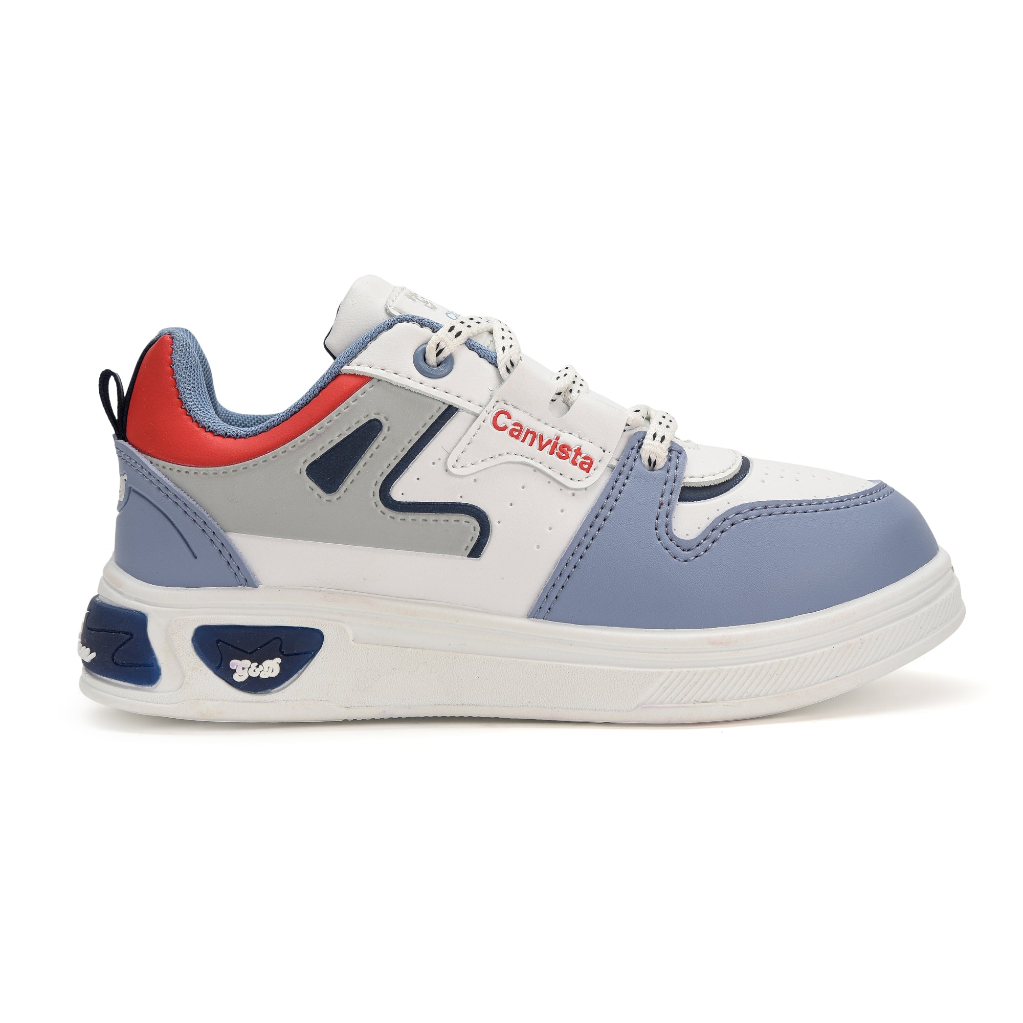 Canvista Kids Sneakers – Canvas-Style Lace-Up Shoes