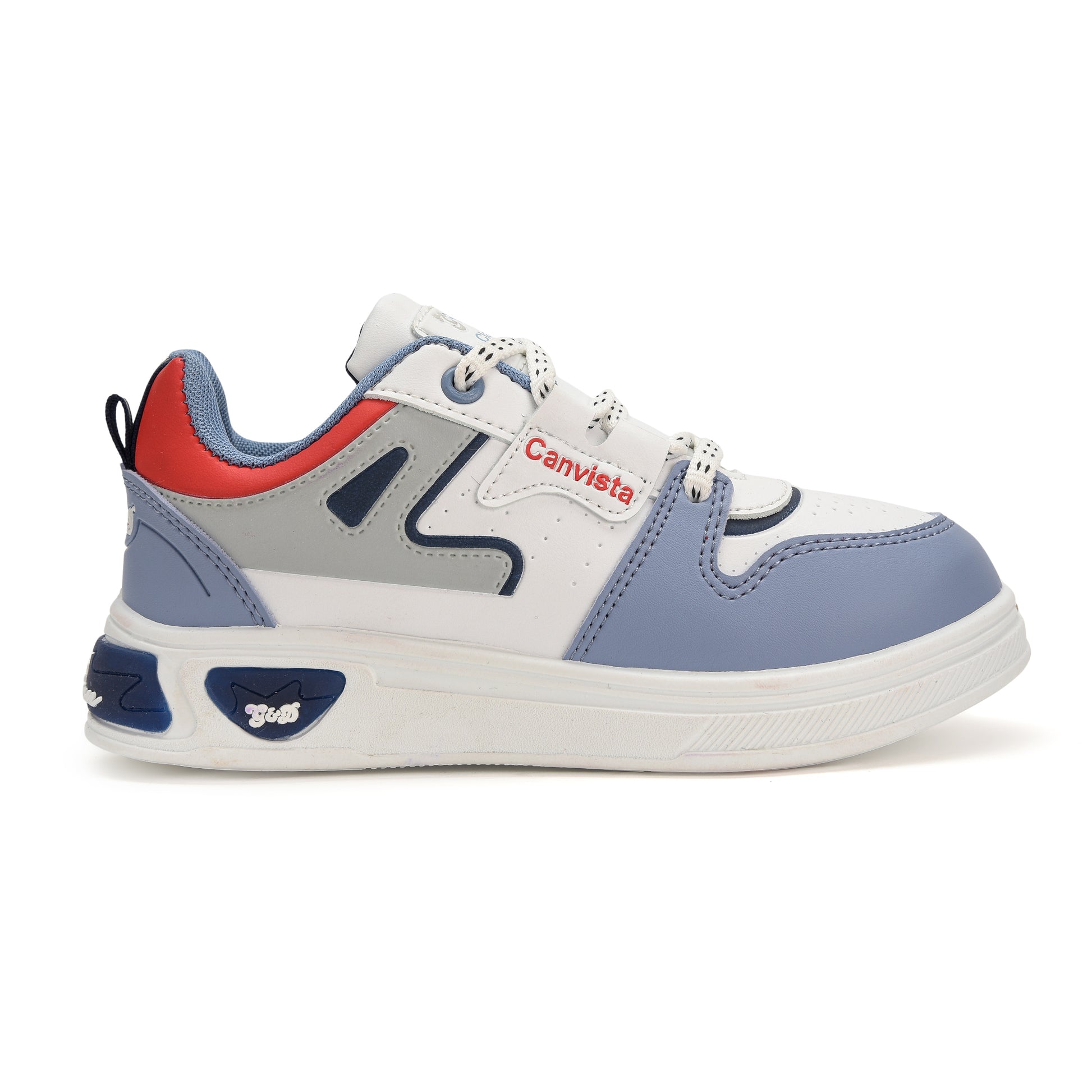 Canvista Kids Sneakers – Canvas-Style Lace-Up Shoes