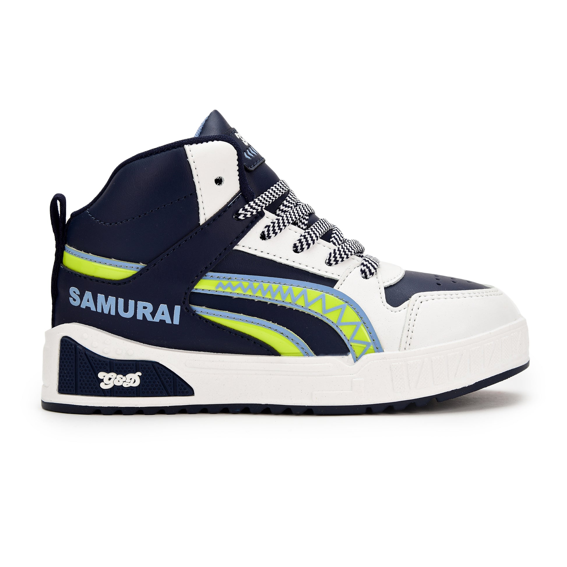 Samurai Kids Sneakers – Lace-Up Stylish Unisex Shoes