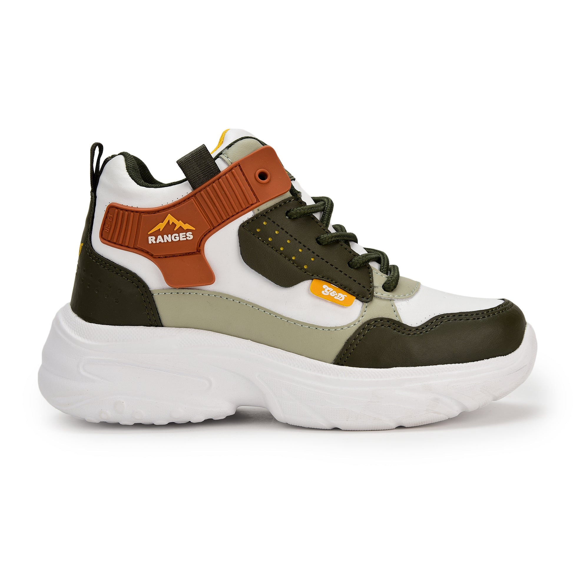 Ranges Kids Sneakers – Lace-Up All-Terrain Sports Shoes