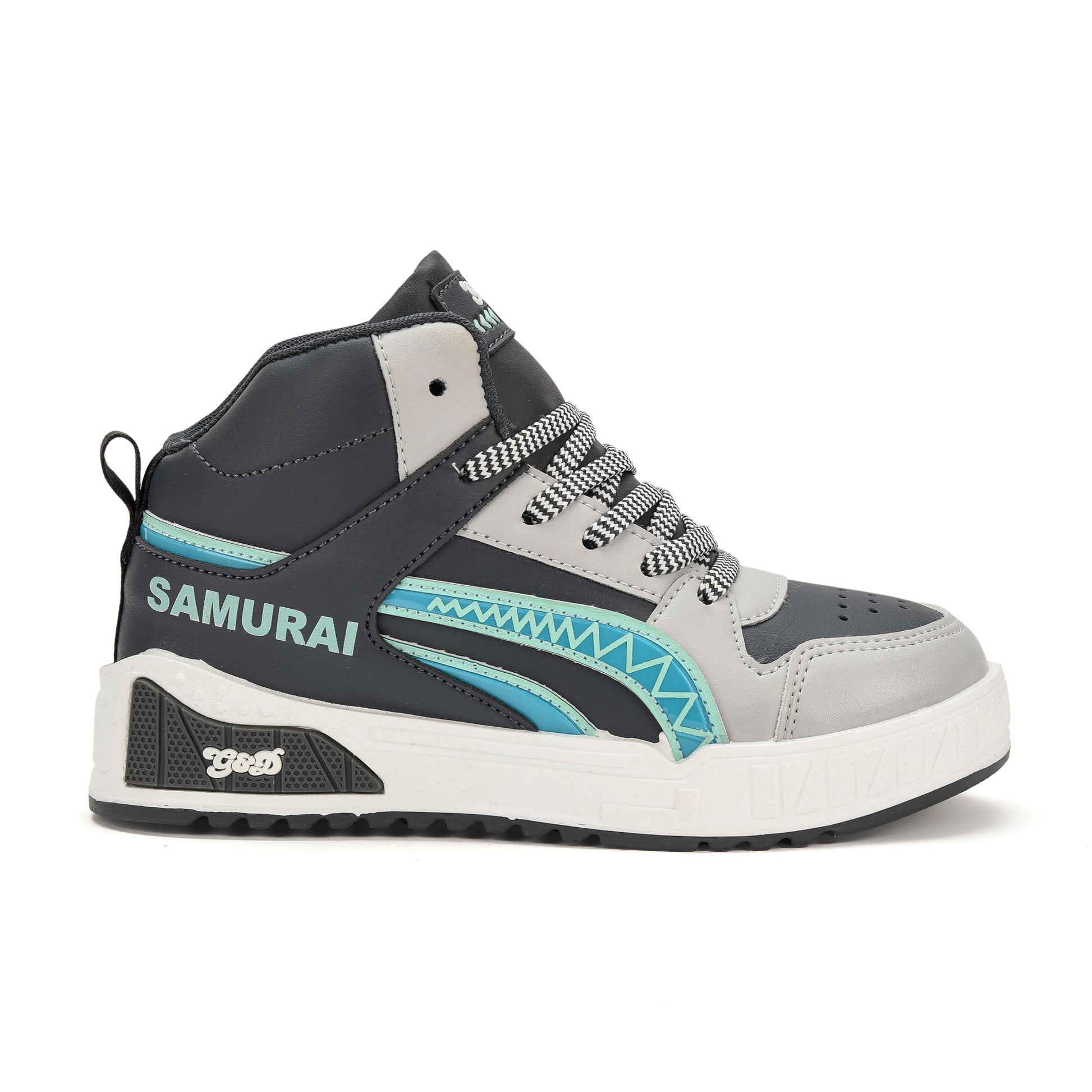 Samurai Kids Sneakers – Lace-Up Stylish Unisex Shoes
