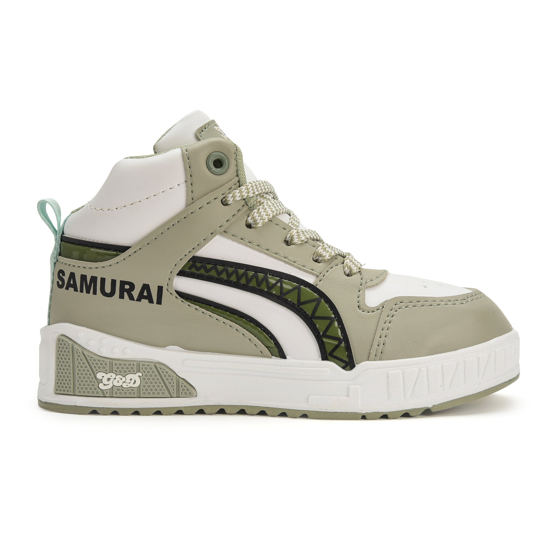 Samurai Kids Sneakers – Lace-Up Stylish Unisex Shoes