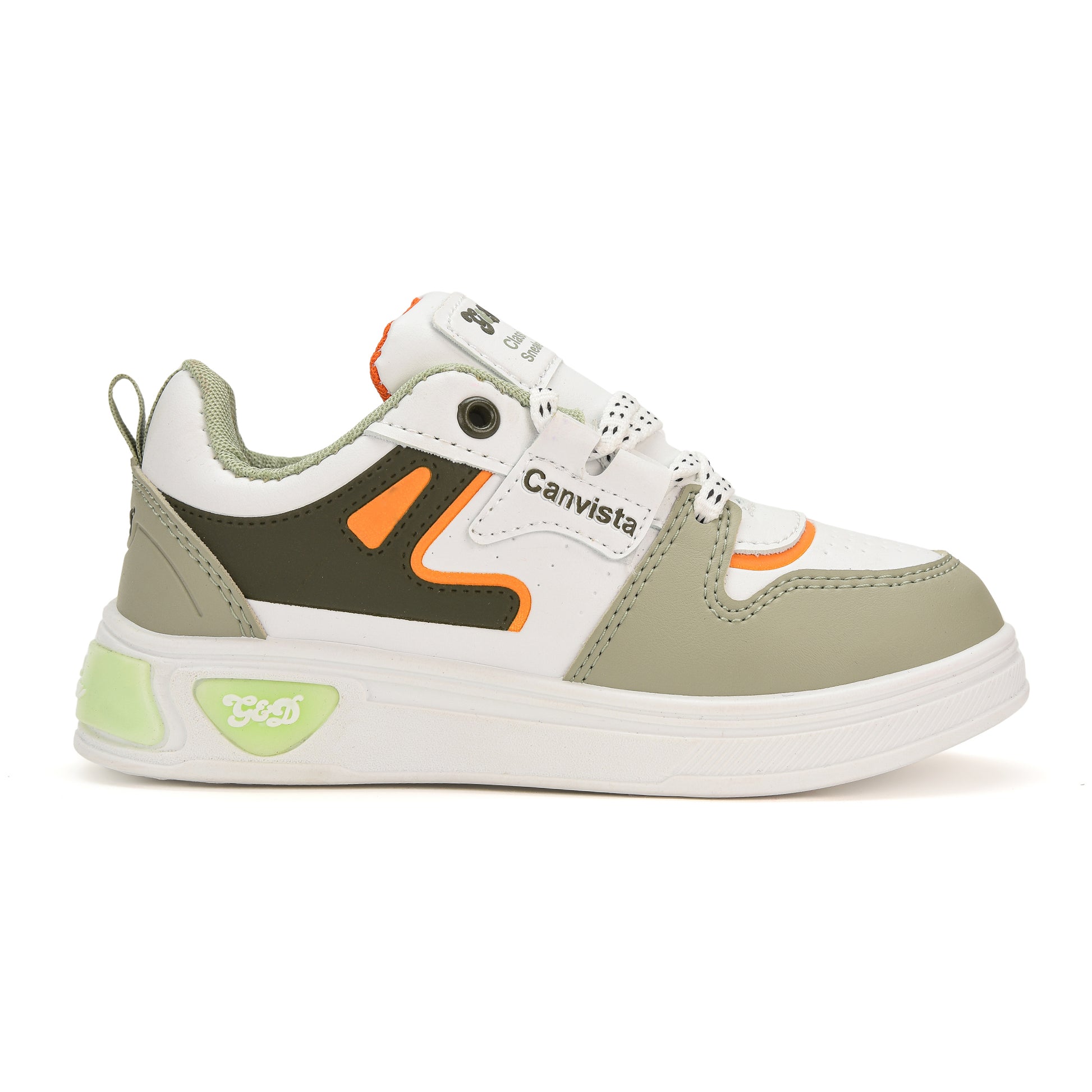 Canvista Kids Sneakers – Canvas-Style Lace-Up Shoes