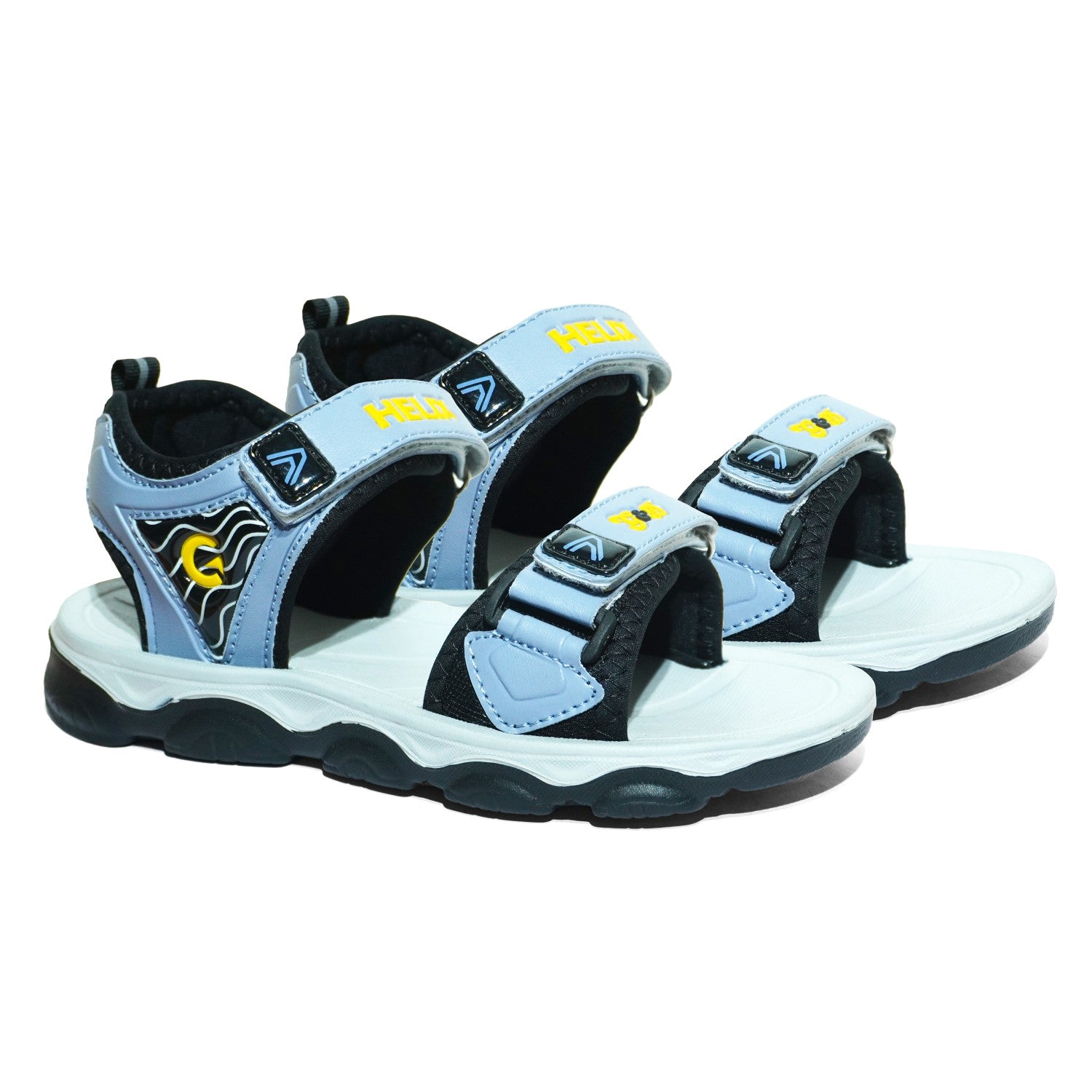 Helix Kids Sandals – Velcro Two-Tone Unisex Sandals