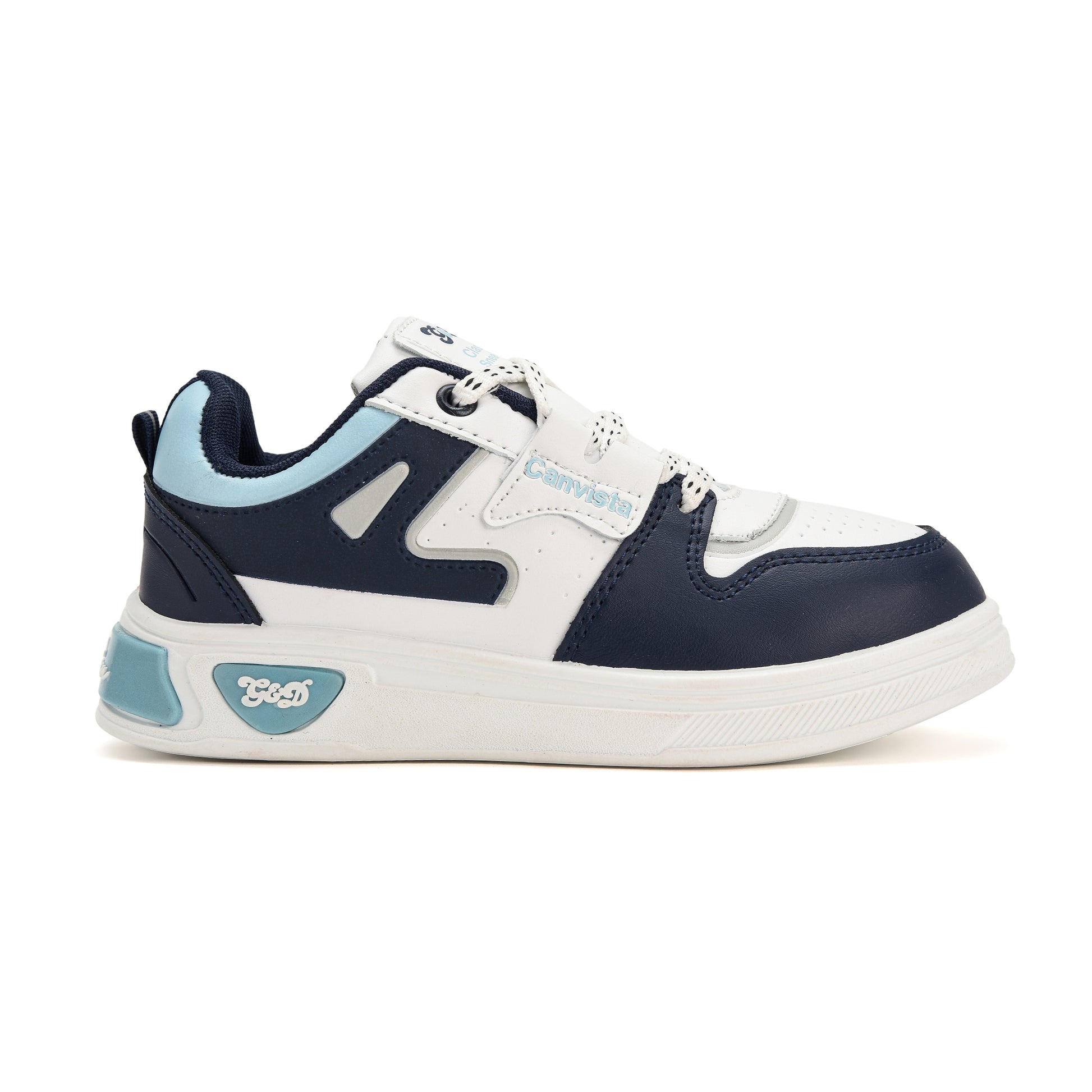 Canvista Kids Sneakers – Canvas-Style Lace-Up Shoes