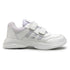 G&D Runner Kids Sneakers in White – Memory Foam Lace-Up Shoes