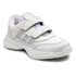G&D Runner Kids Sneakers in White – Memory Foam Lace-Up Shoes, view 2
