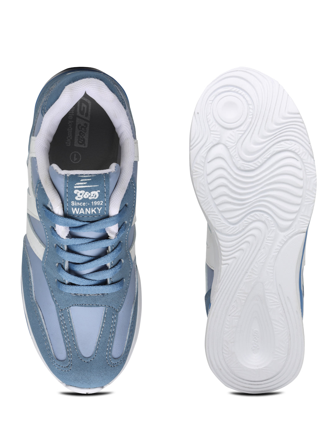 Wanky Kids Sports Shoes – Lace-Up Unisex Athletic Shoes
