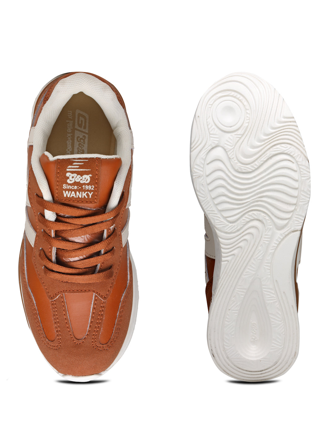 Wanky Kids Sports Shoes – Lace-Up Unisex Athletic Shoes