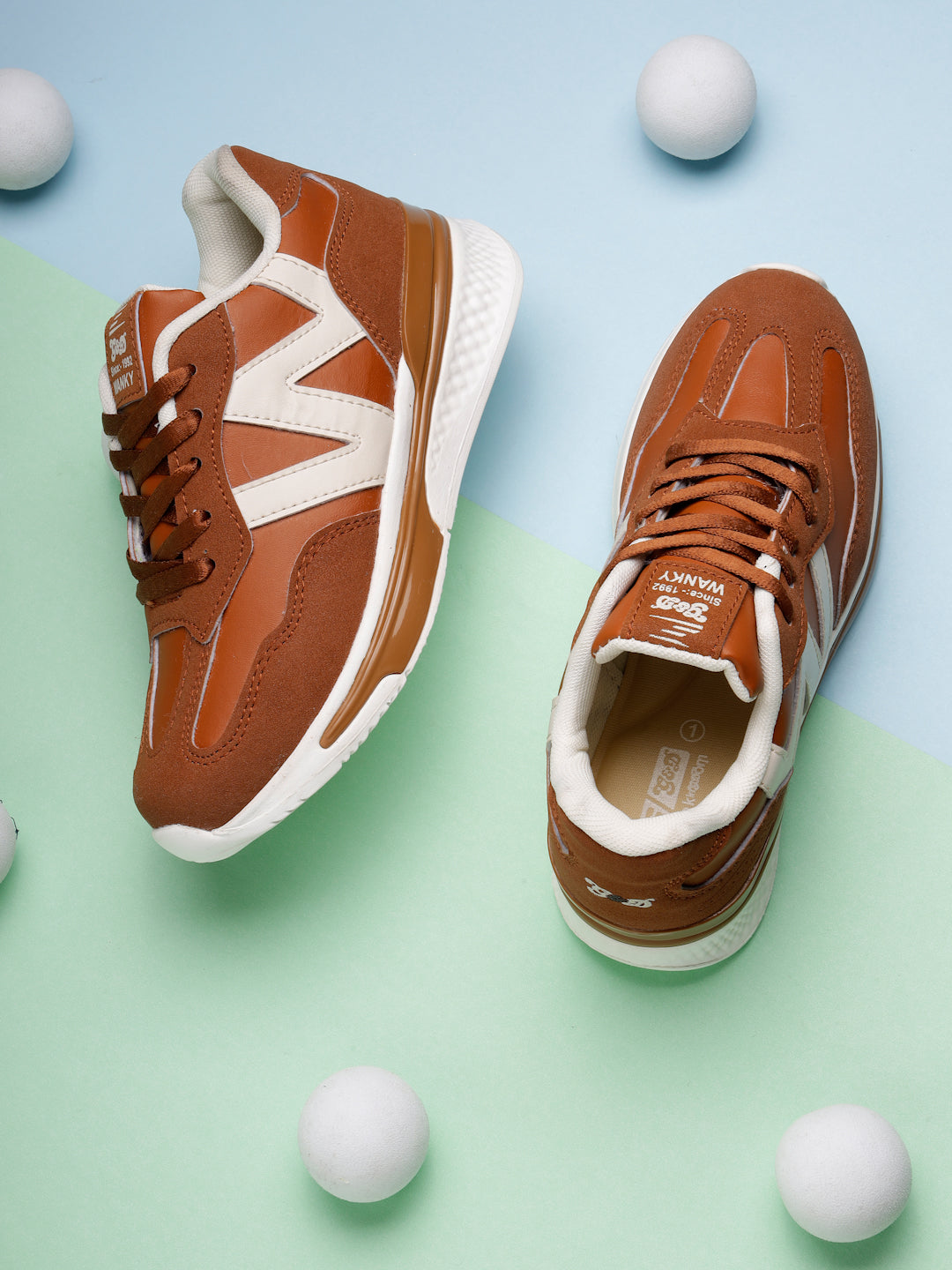 Wanky Kids Sports Shoes – Lace-Up Unisex Athletic Shoes