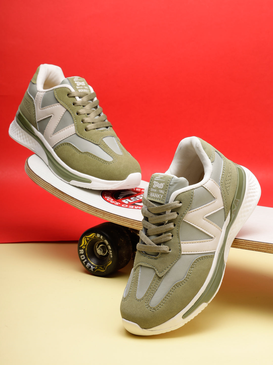 Wanky Kids Sports Shoes – Lace-Up Unisex Athletic Shoes