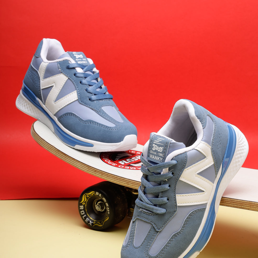 Wanky Kids Sports Shoes – Lace-Up Unisex Athletic Shoes