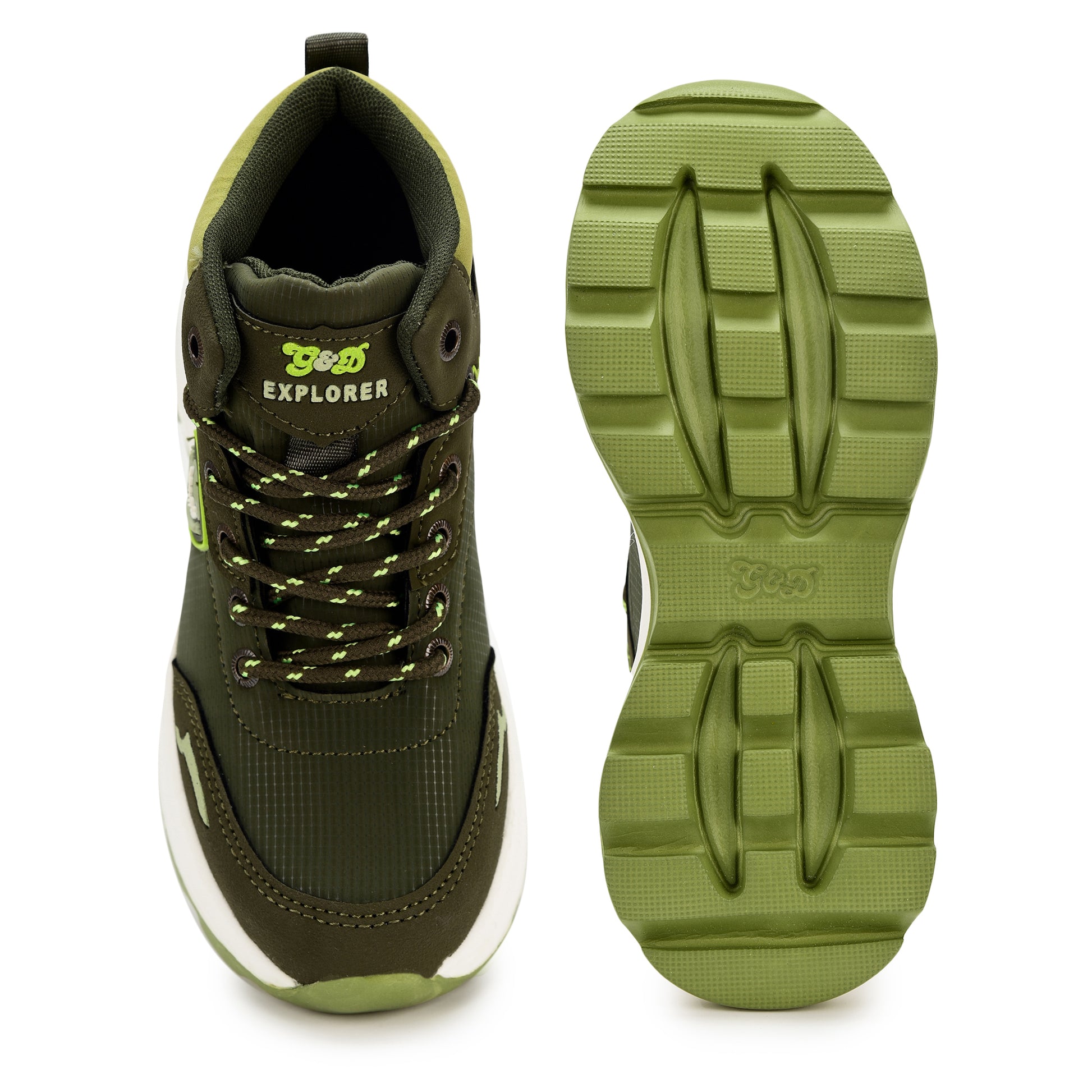 Explorer Kids Sports Shoes – Lace-Up Outdoor Unisex Shoes