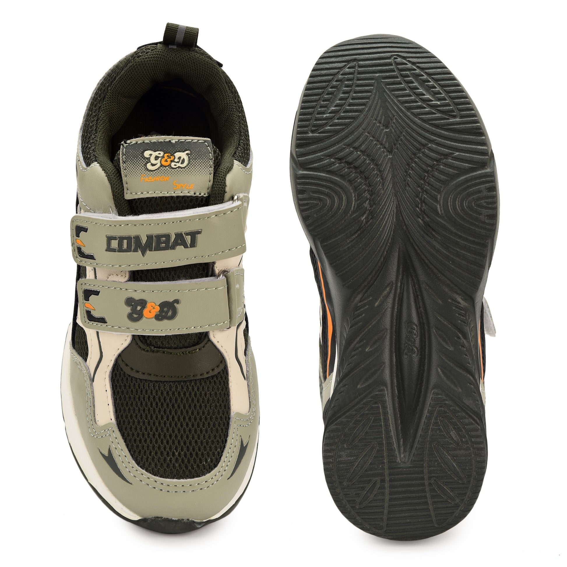 Combat Kids Sneakers – Velcro Durable Unisex Shoes