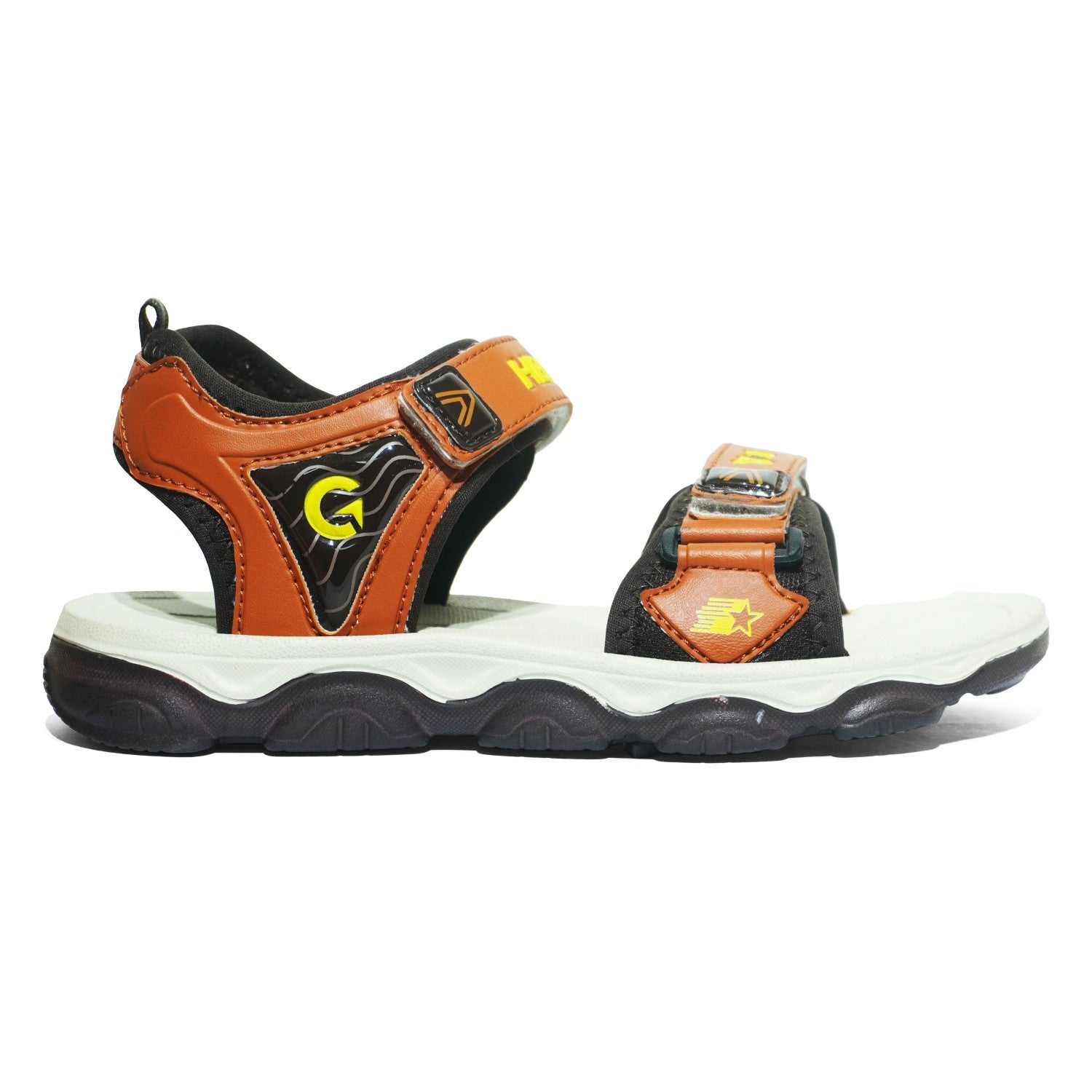 Helix Kids Sandals – Velcro Two-Tone Unisex Sandals