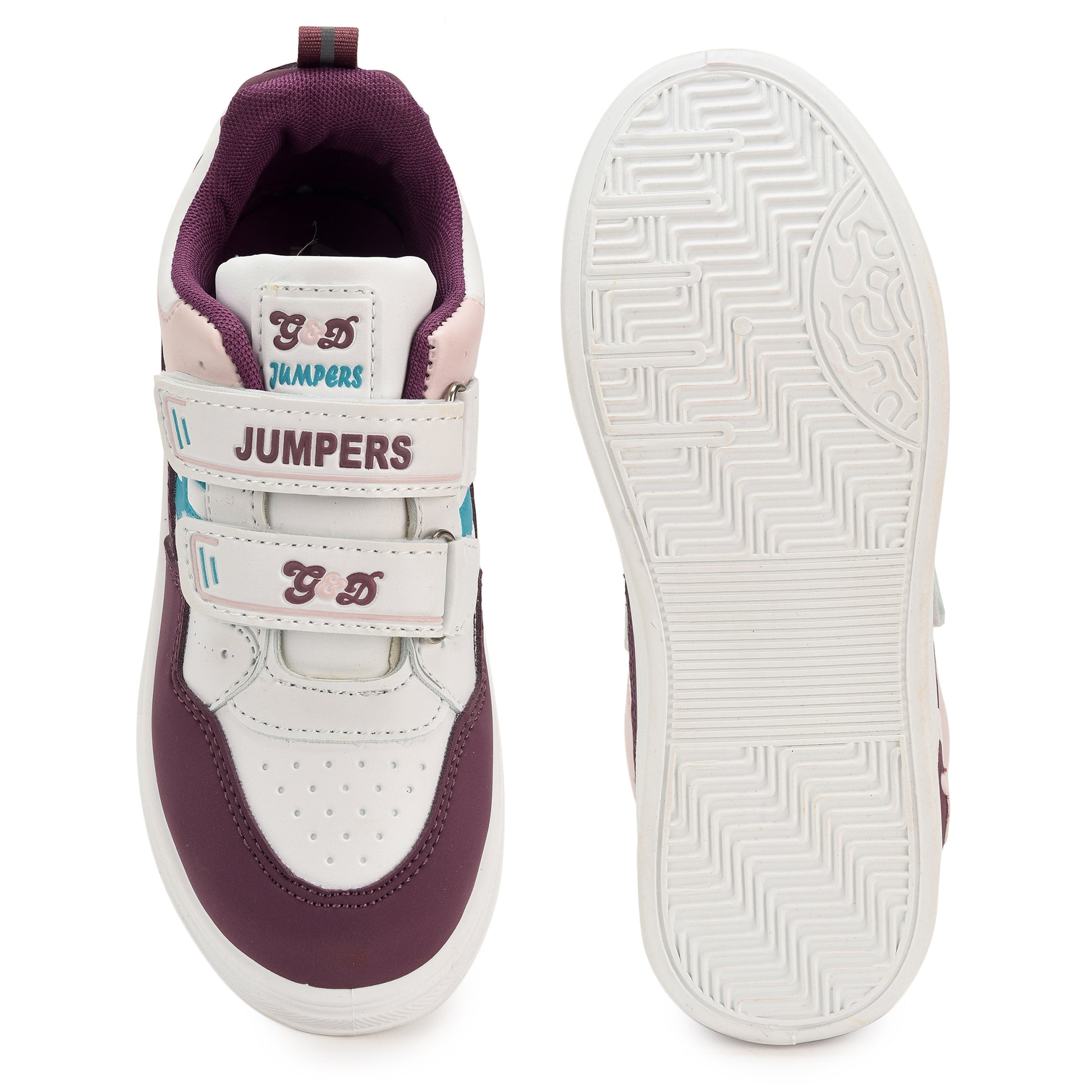 Jumpers Kids Sneakers – Velcro Easy-Wear Unisex Shoes