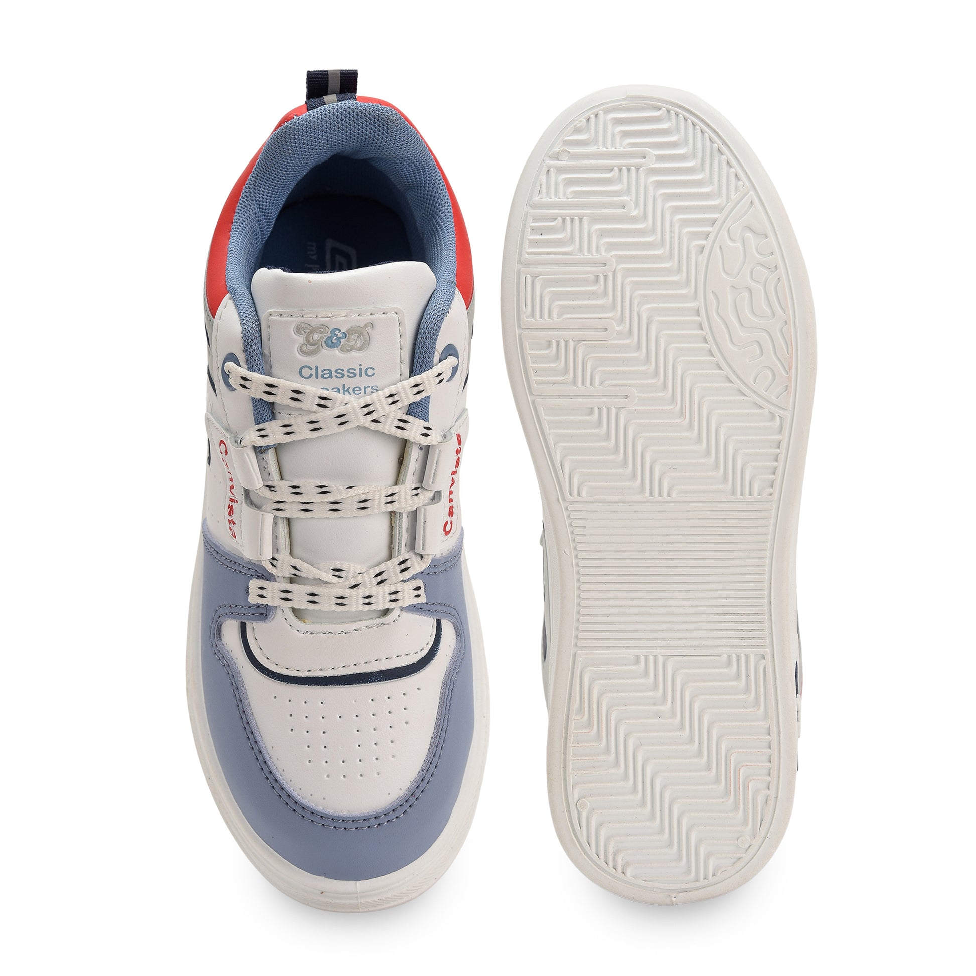 Canvista Kids Sneakers – Canvas-Style Lace-Up Shoes