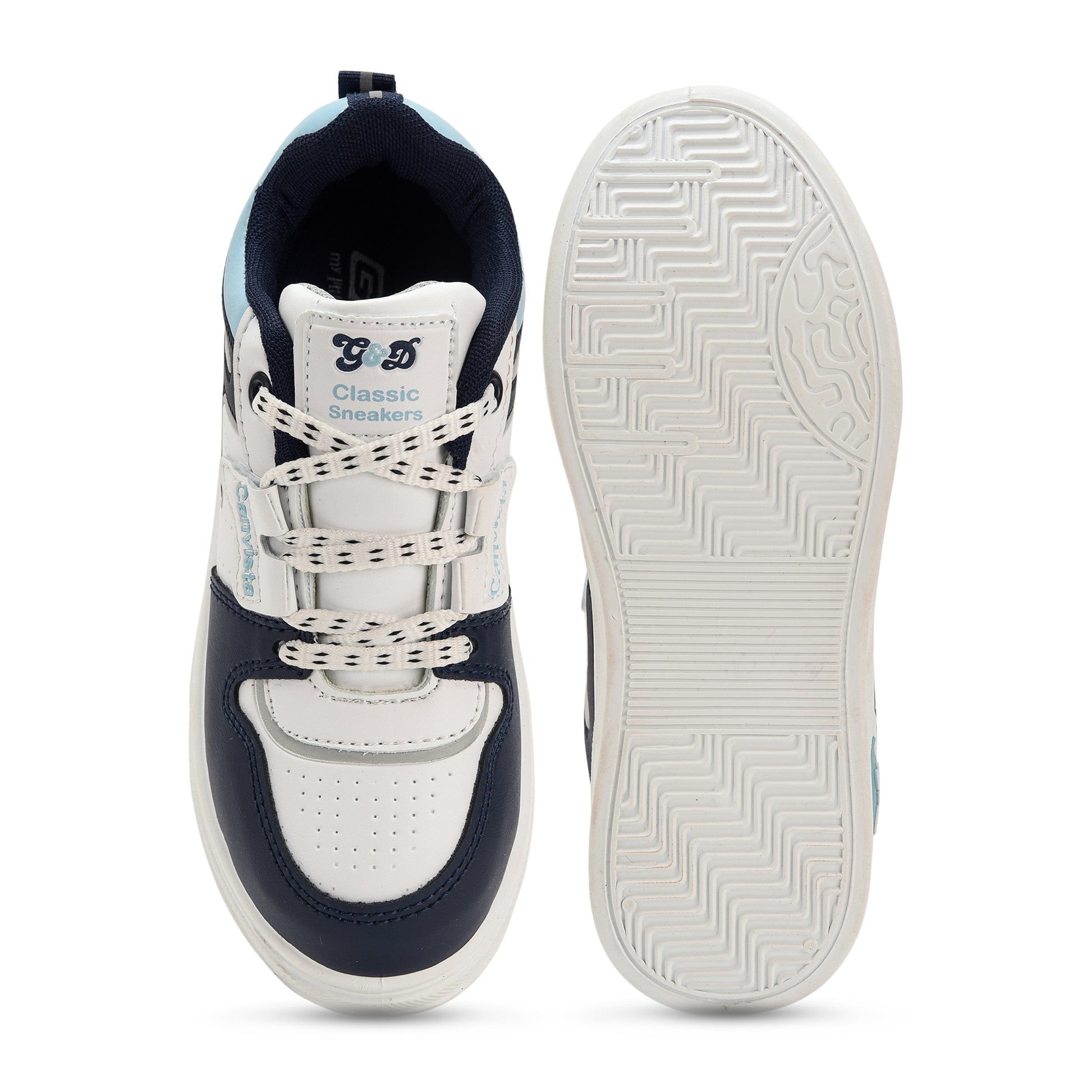 Canvista Kids Sneakers – Canvas-Style Lace-Up Shoes