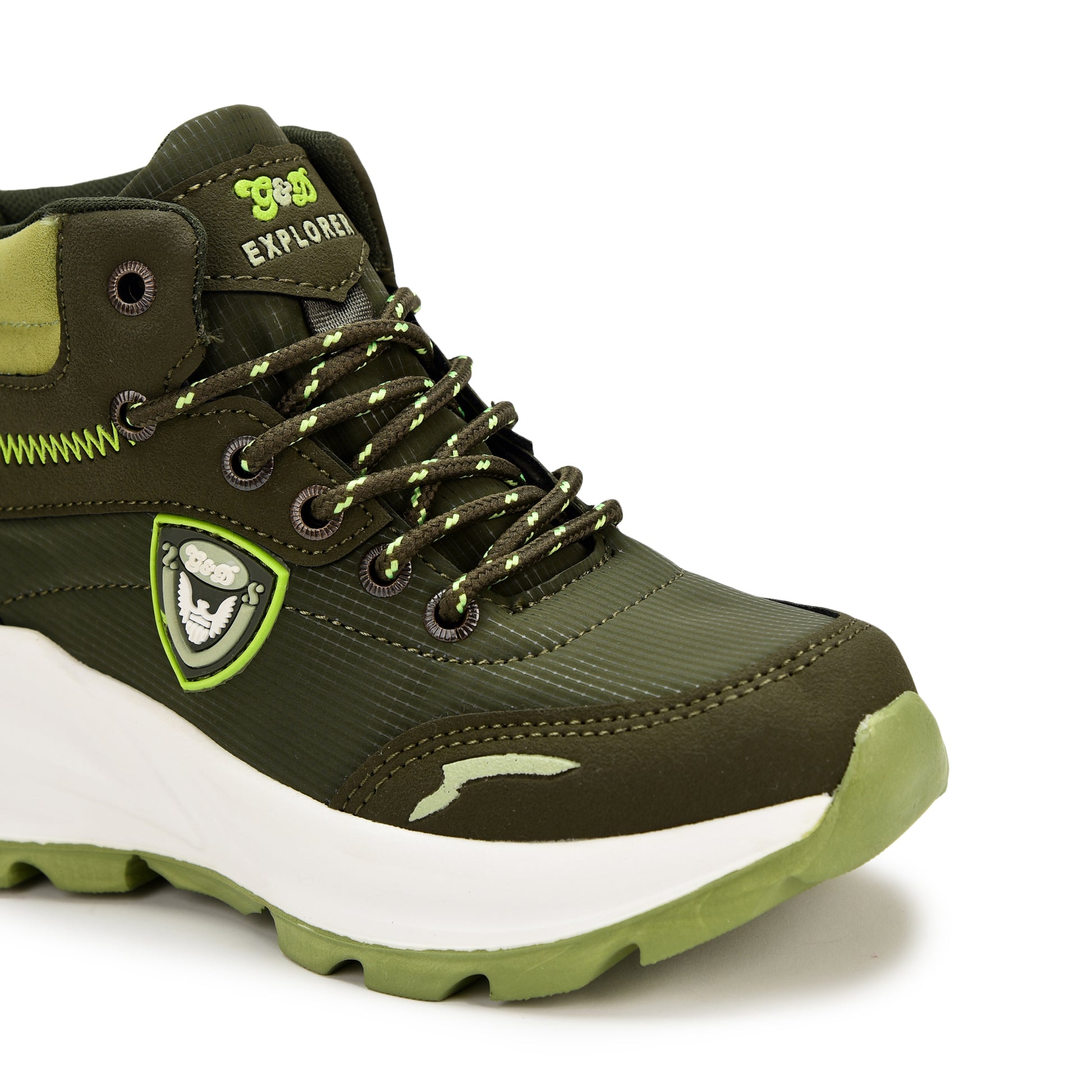 Explorer Kids Sports Shoes – Lace-Up Outdoor Unisex Shoes