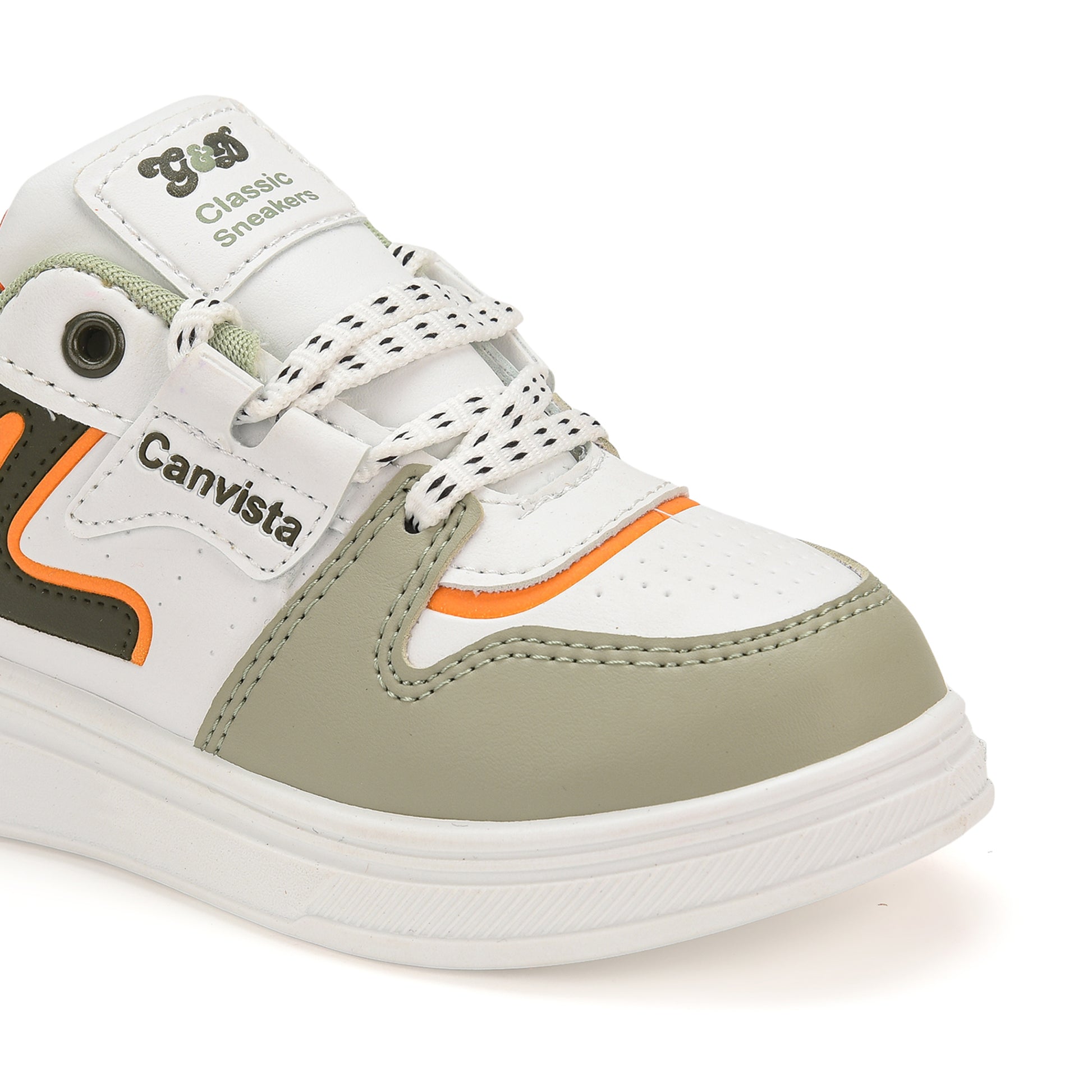 Canvista Kids Sneakers – Canvas-Style Lace-Up Shoes