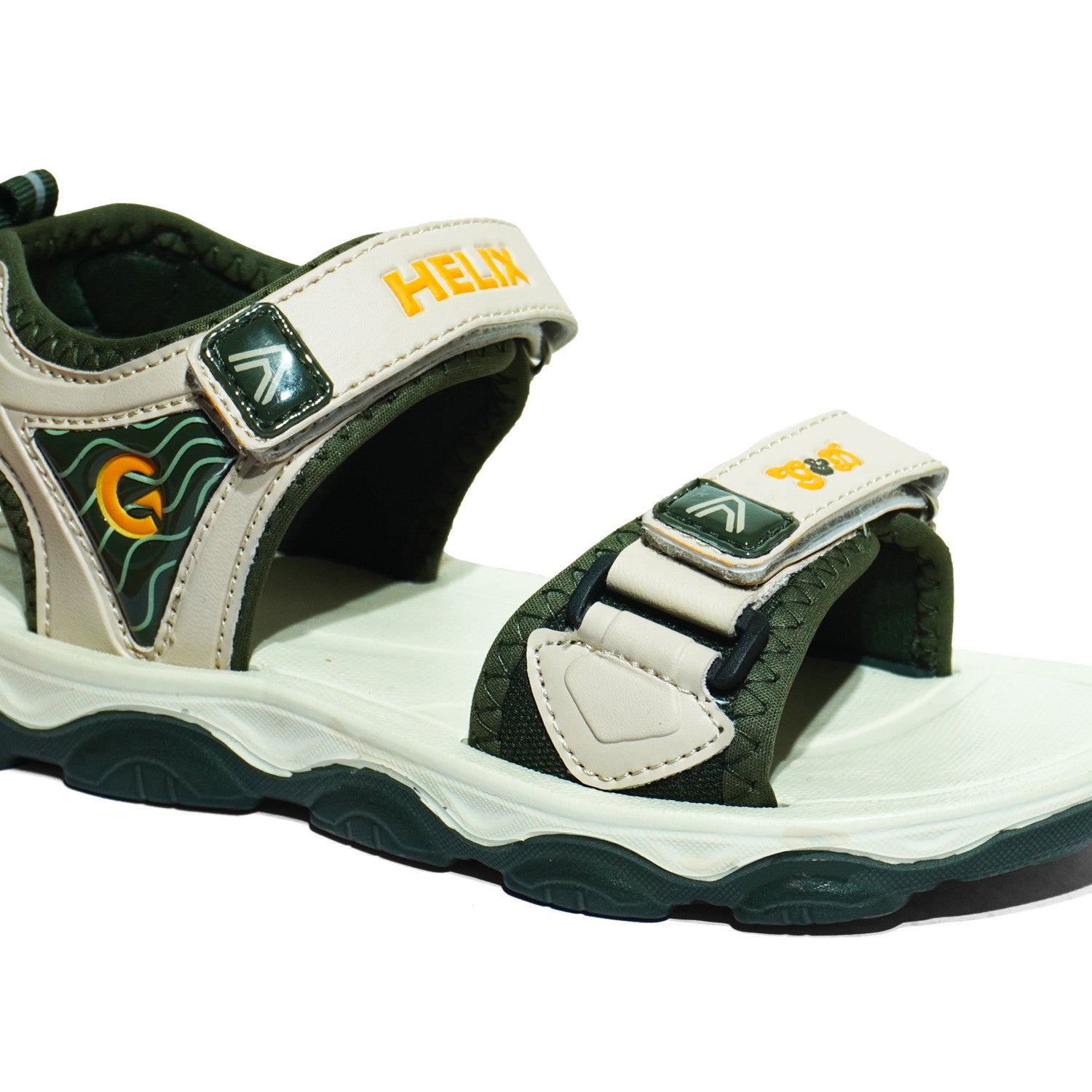 Helix Kids Sandals – Velcro Two-Tone Unisex Sandals