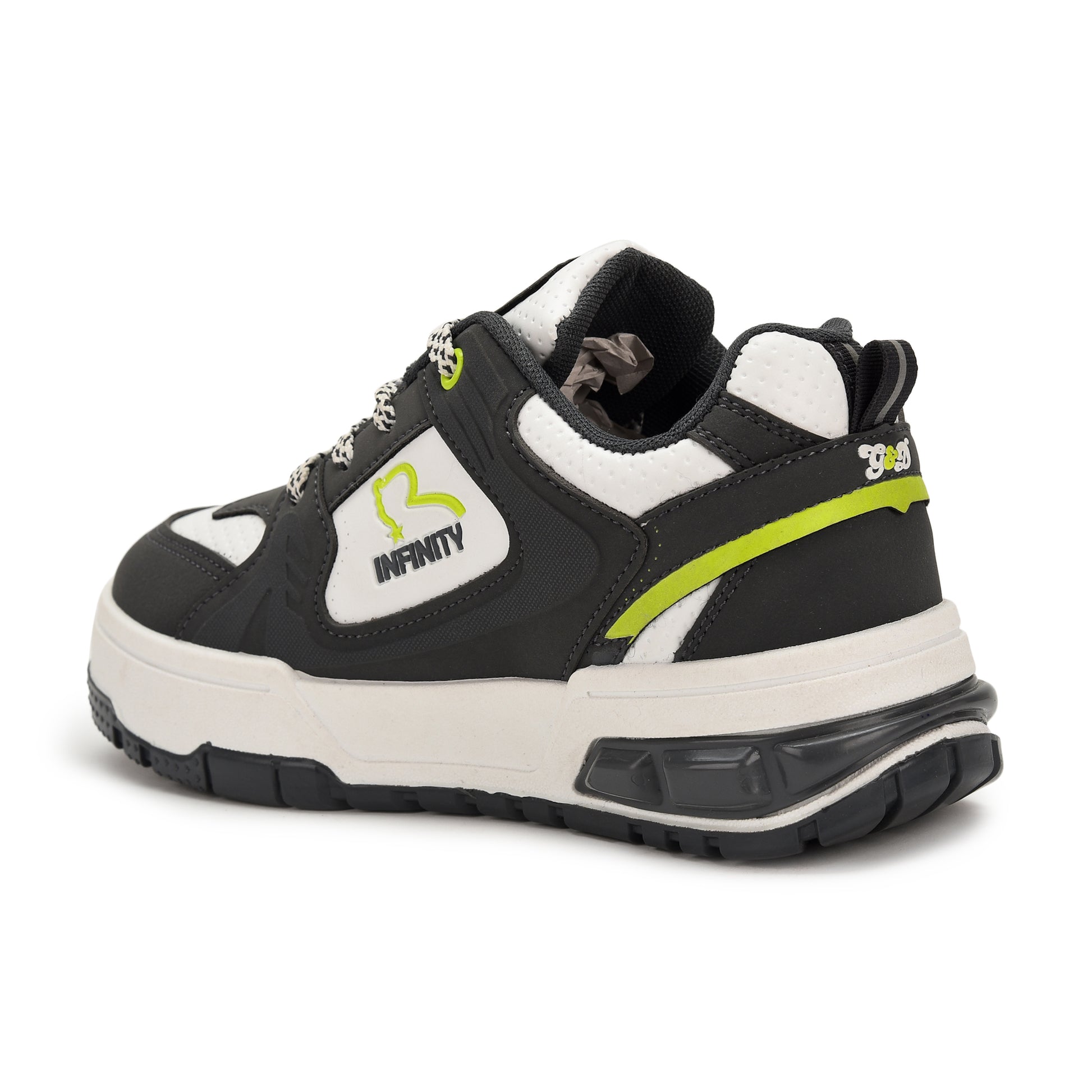 Infinity Kids Sneakers – Lace-Up Unisex Shoes