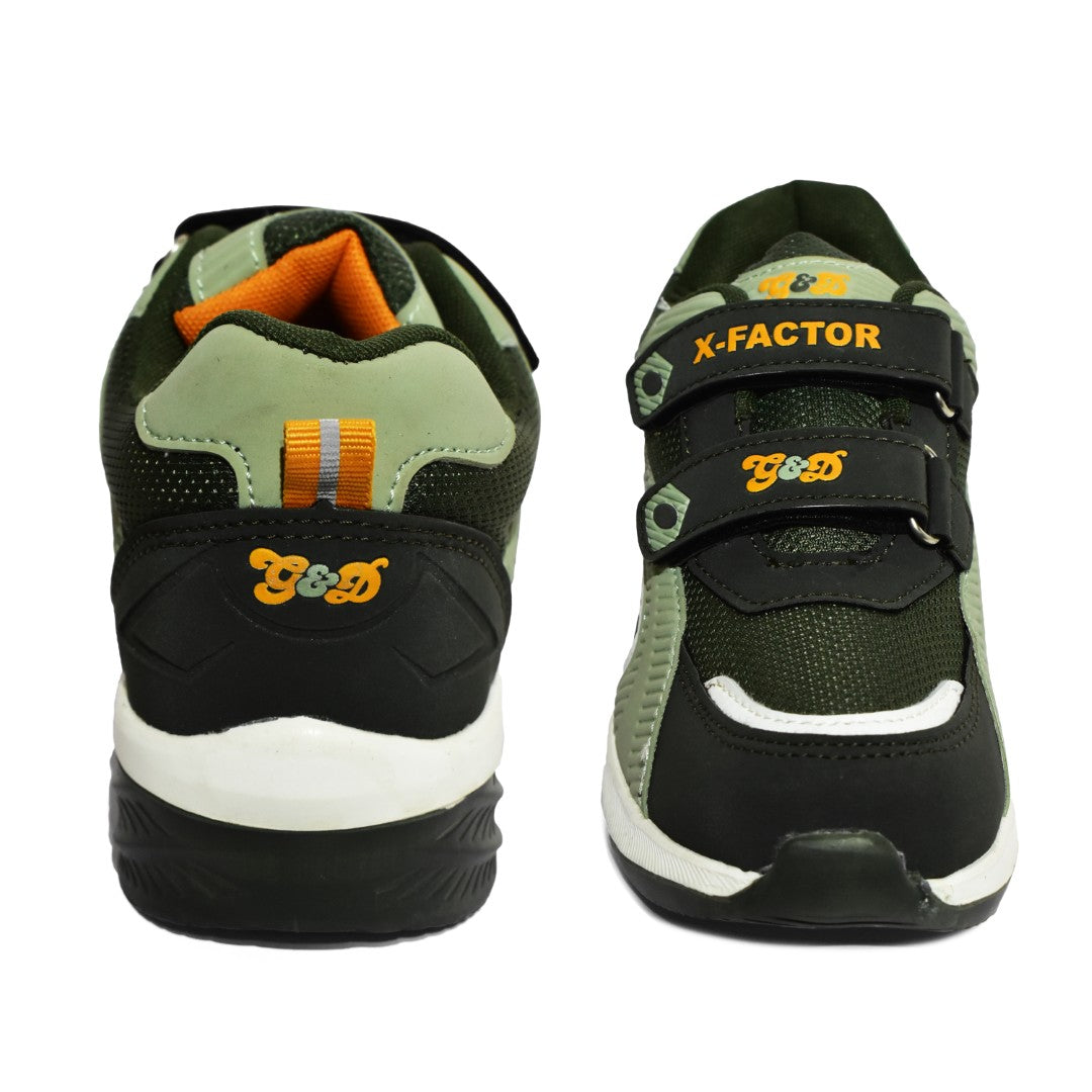 X-Factor Kids Sports Shoes – Velcro Outdoor Unisex Shoes